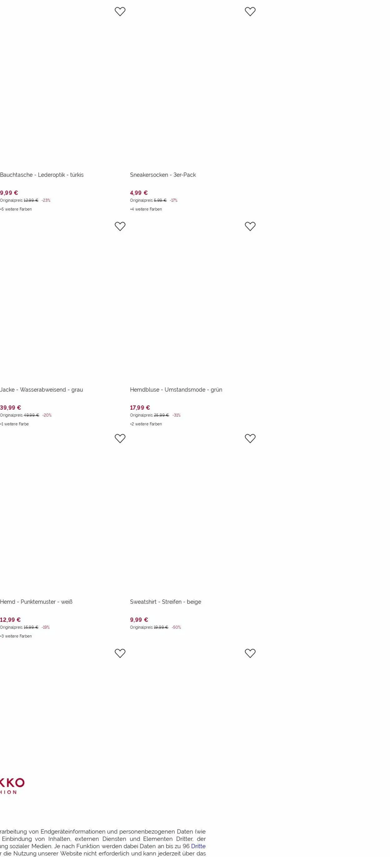 Takko Fashion Aktueller Prospekt von 12. Mai bis 18. Mai 2025 - Prospekt seite 20