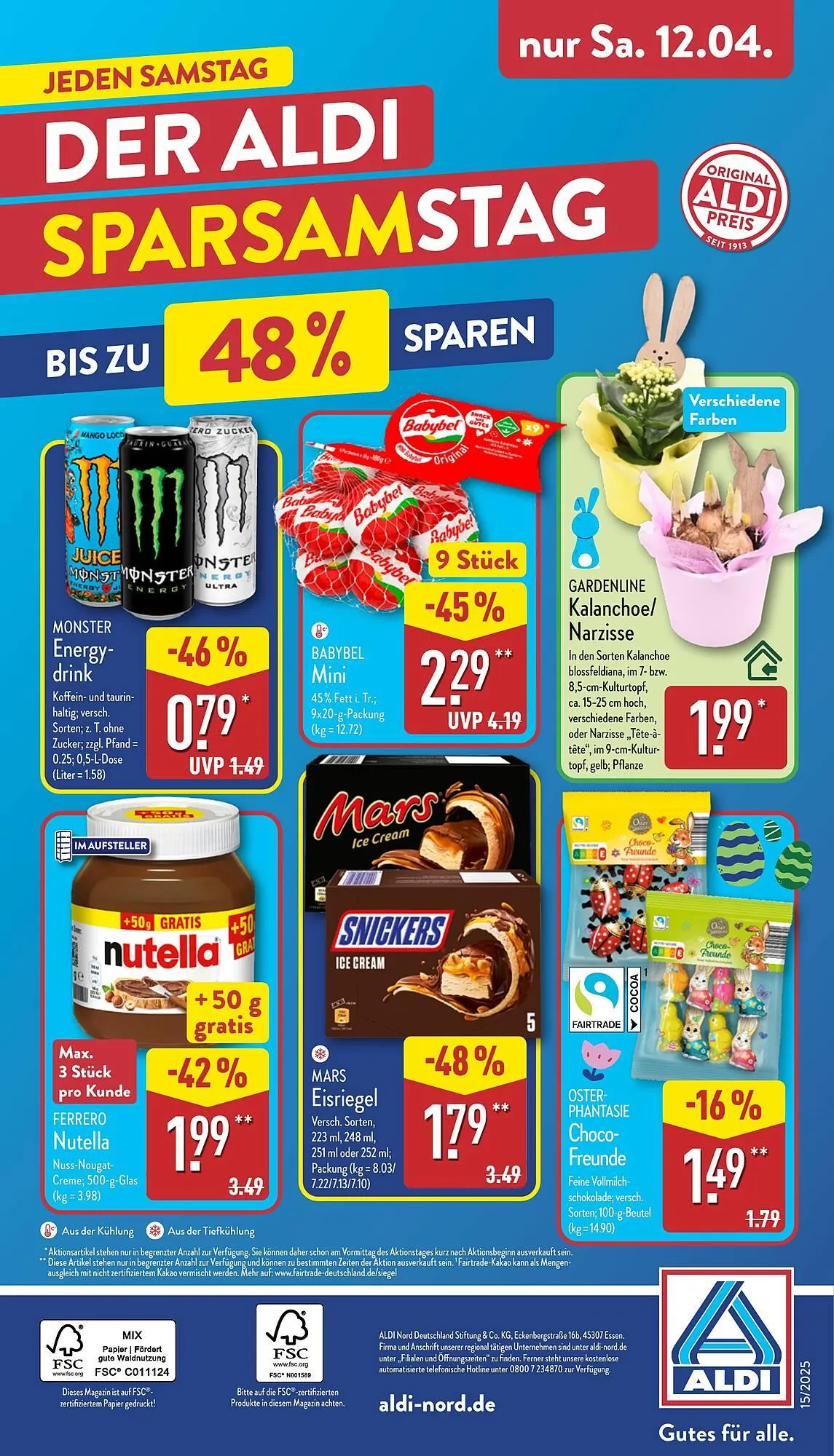 Aldi Nord Prospekt von 7. April bis 12. April 2025 - Prospekt seite 40