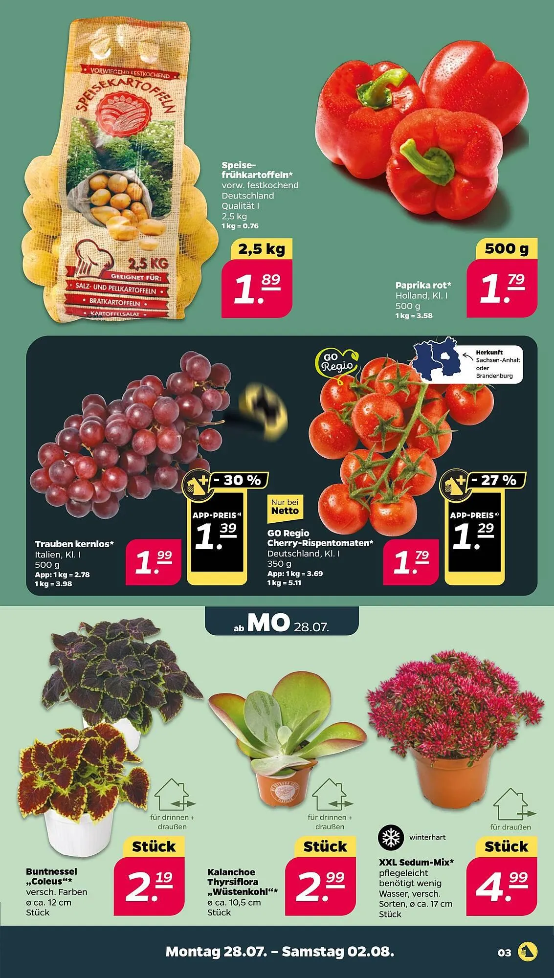 NETTO Prospekt von 28. Juli bis 2. August 2025 - Prospekt seite 3