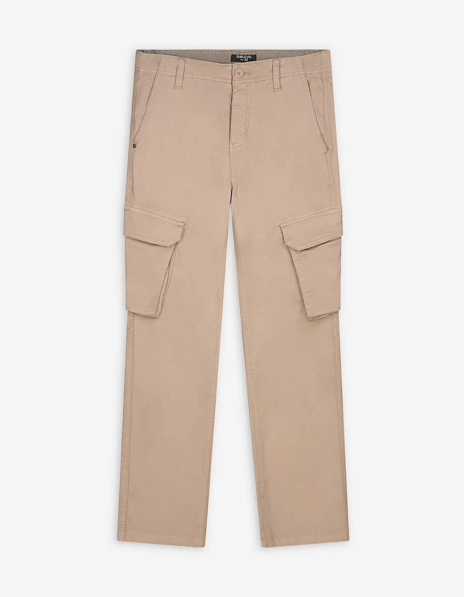 Cargohose - Cargotaschen - beige