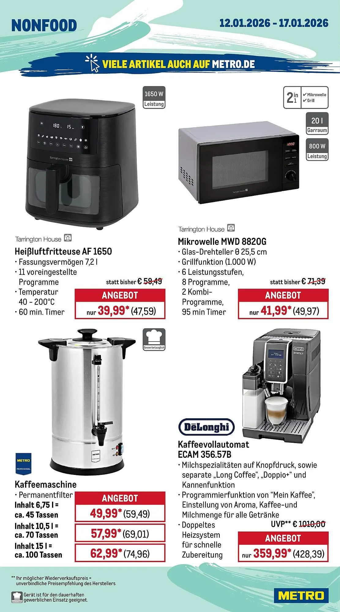 METRO Prospekt von 12. Januar bis 17. Januar 2026 - Prospekt seite 22