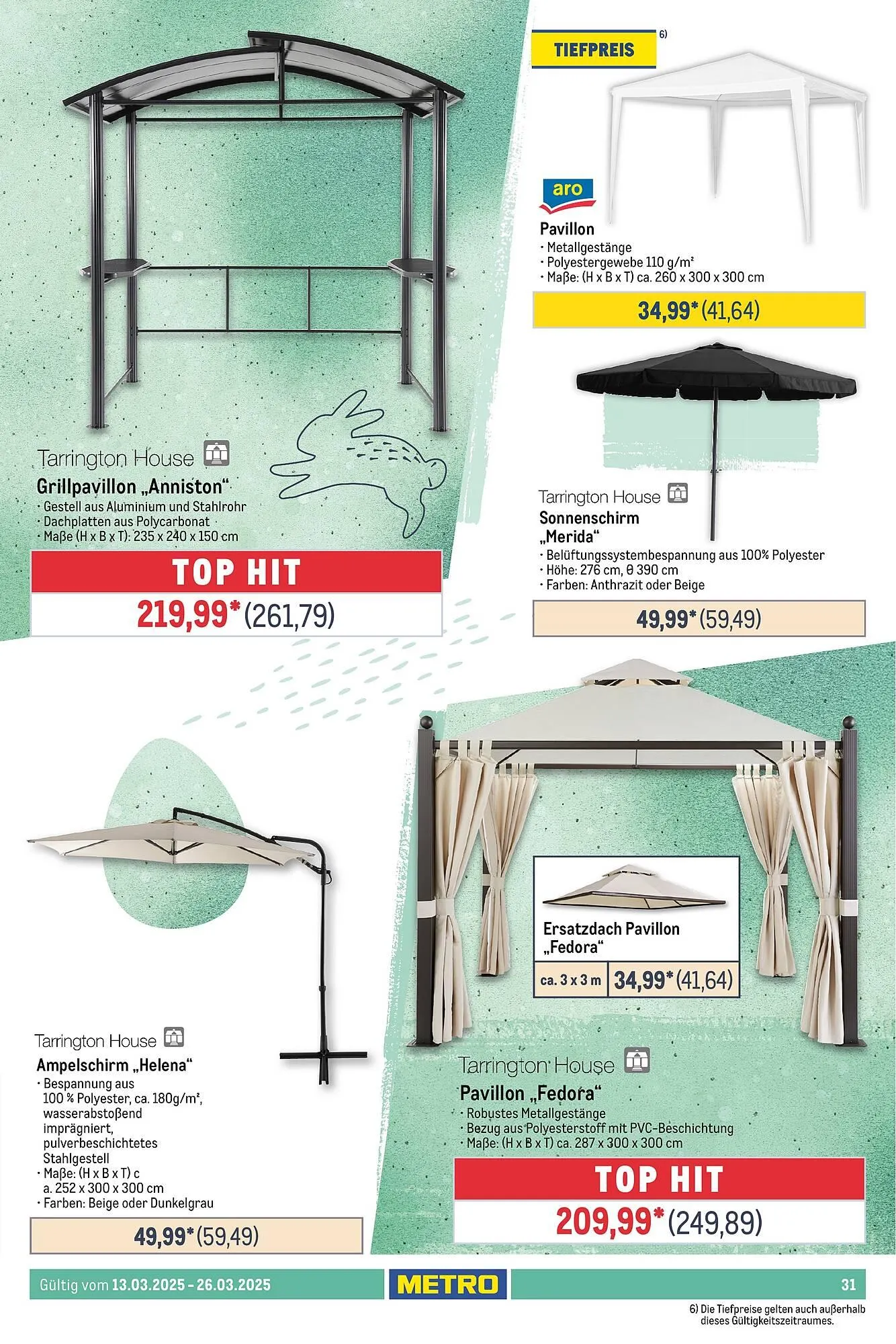 METRO Prospekt von 13. März bis 26. März 2025 - Prospekt seite 31