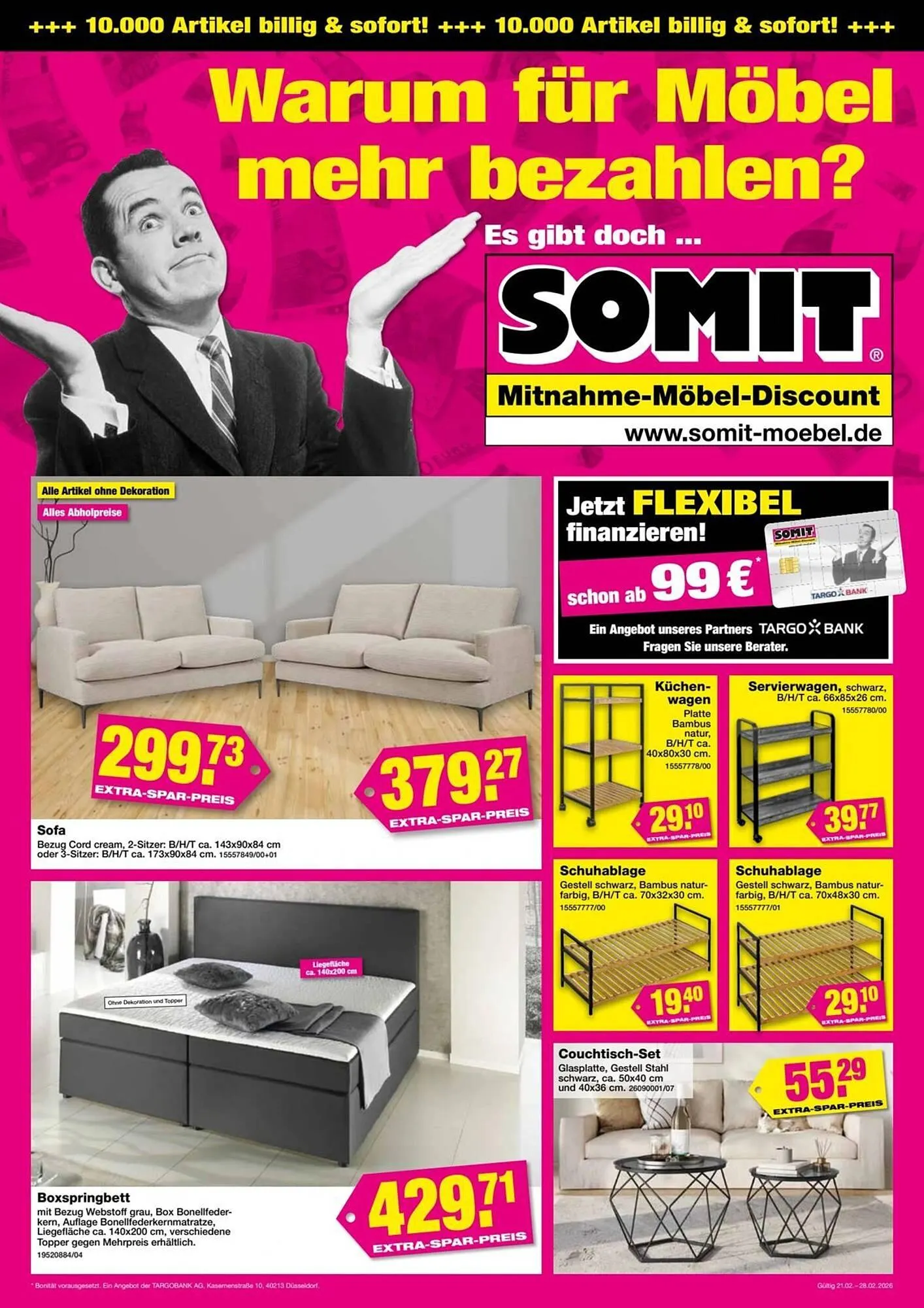 SOMIT Prospekt von 23. Februar bis 28. Februar 2026 - Prospekt seite 1