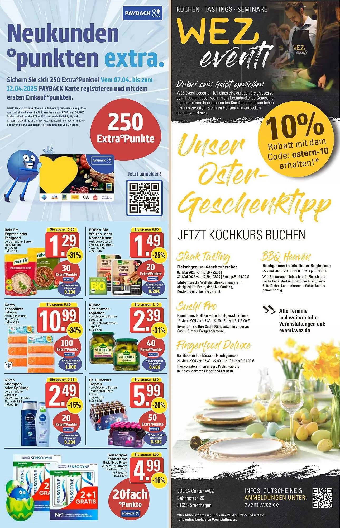 WEZ Prospekt von 7. April bis 12. April 2025 - Prospekt seite 17