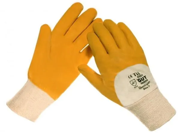 GuTril Handschuh gelb Strickbd.