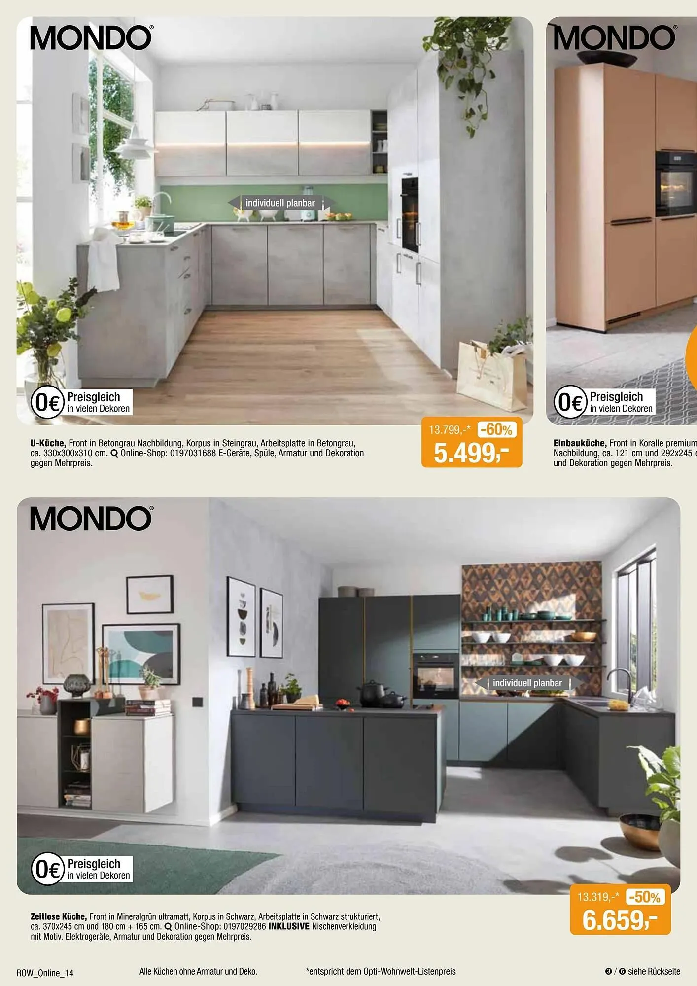 Opti Wohnwelt Prospekt von 11. Mai bis 22. Mai 2025 - Prospekt seite 14