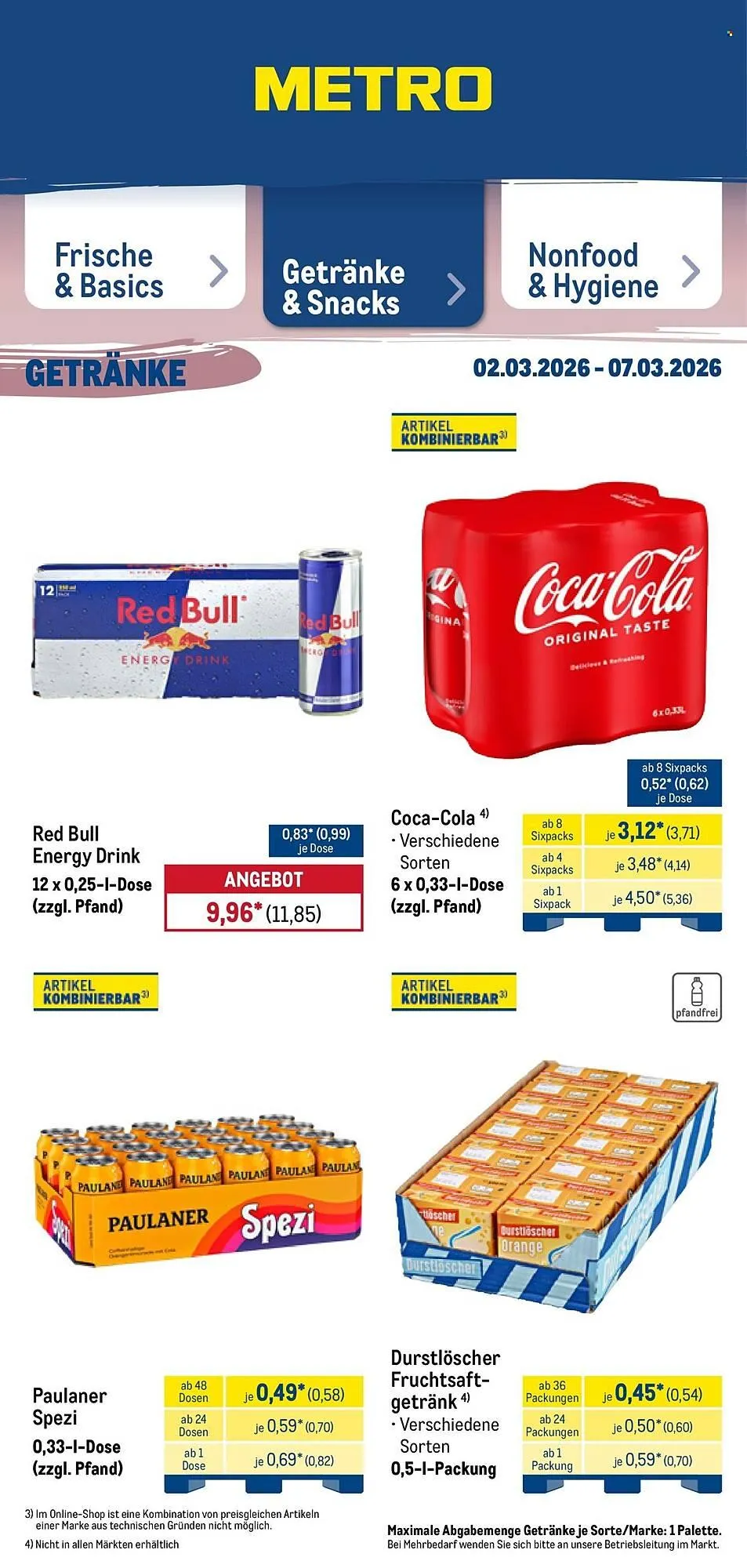 METRO Prospekt von 2. März bis 7. März 2026 - Prospekt seite 28