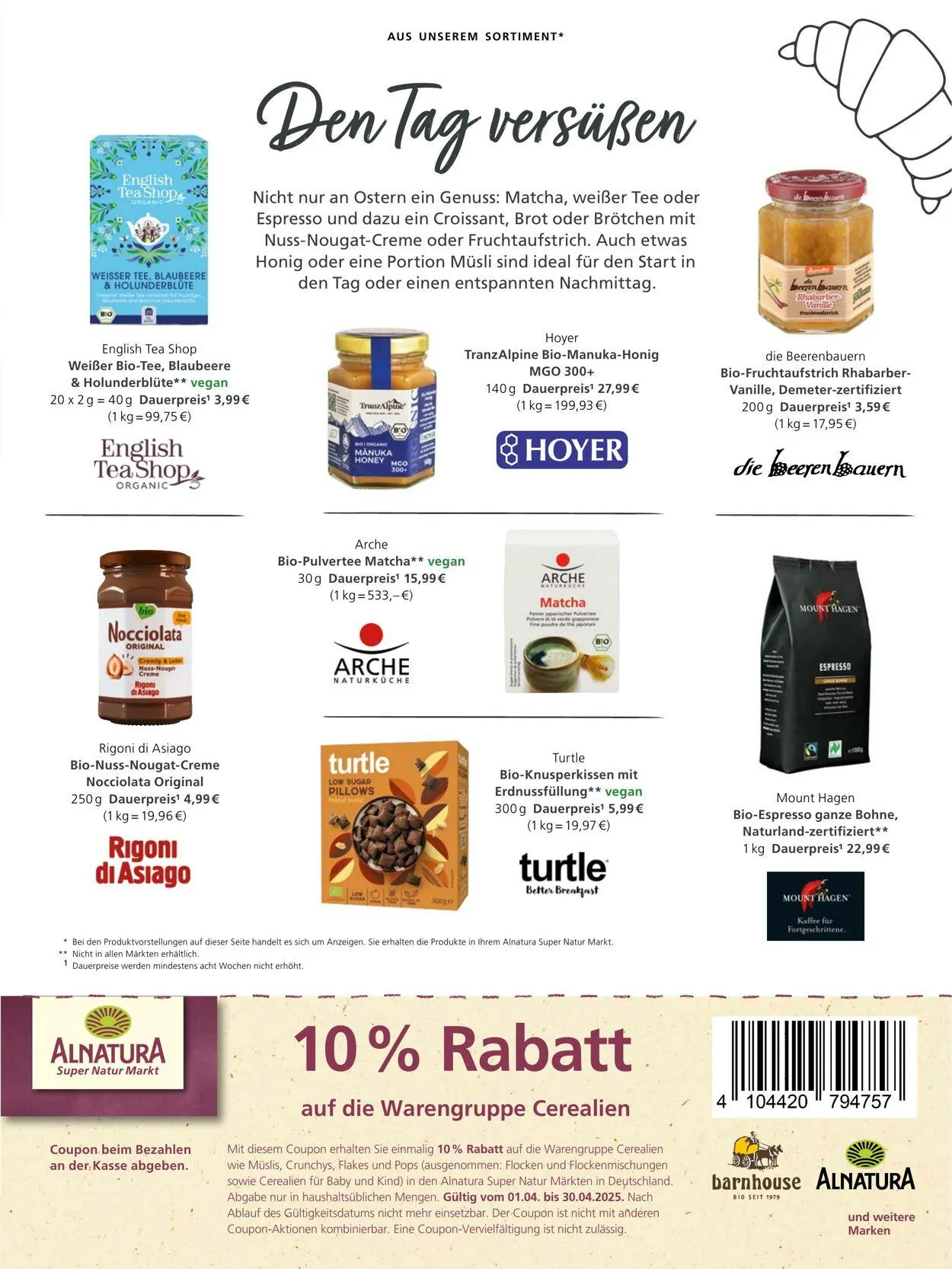 Alnatura von 1. April bis 30. April 2025 - Prospekt seite 43
