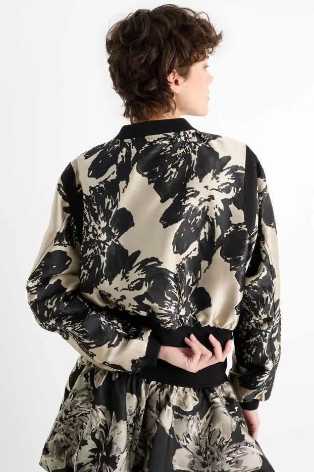 Bomber jacket - floral