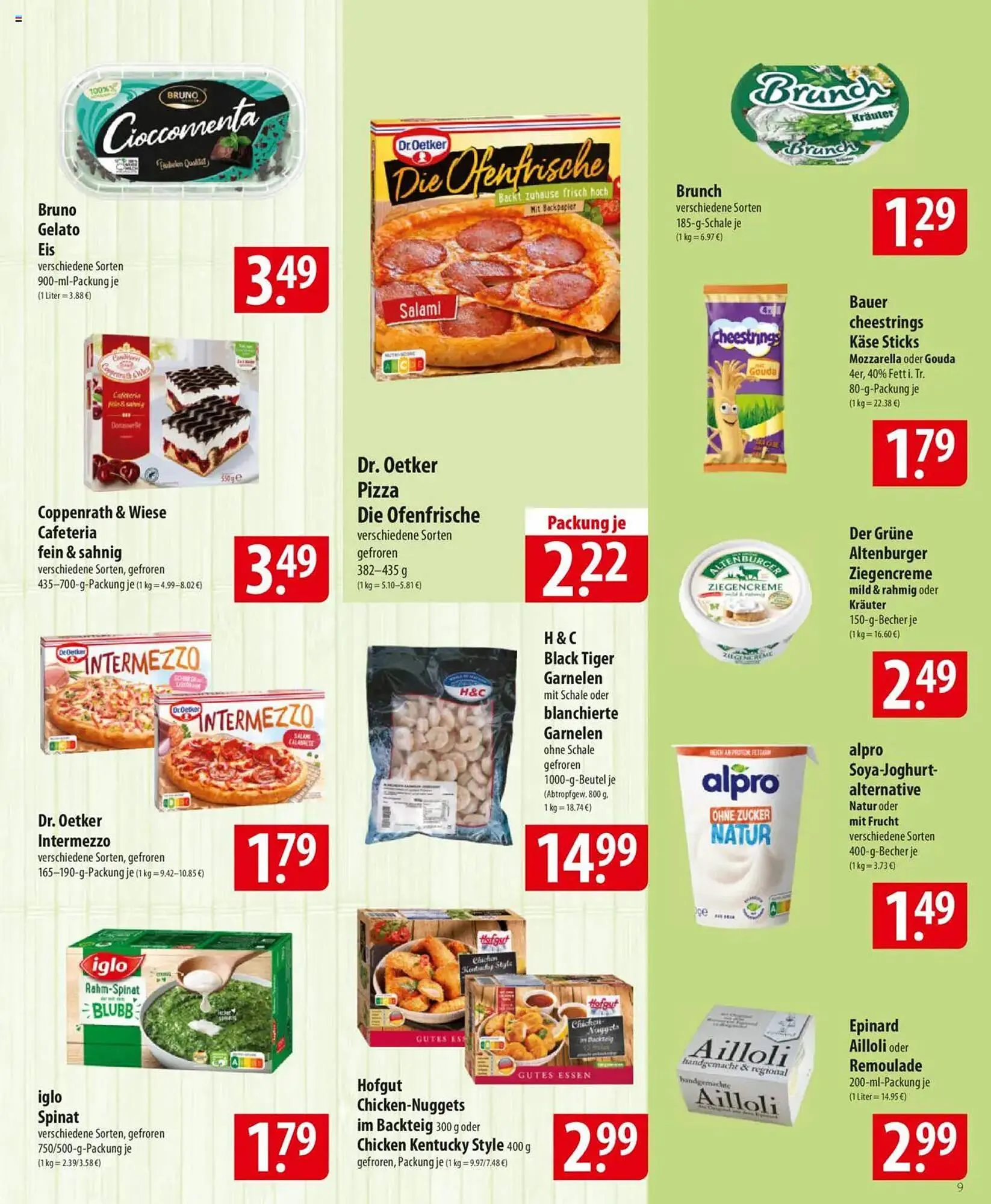 Famila Nord Ost Prospekt von 28. Juli bis 2. August 2025 - Prospekt seite 9