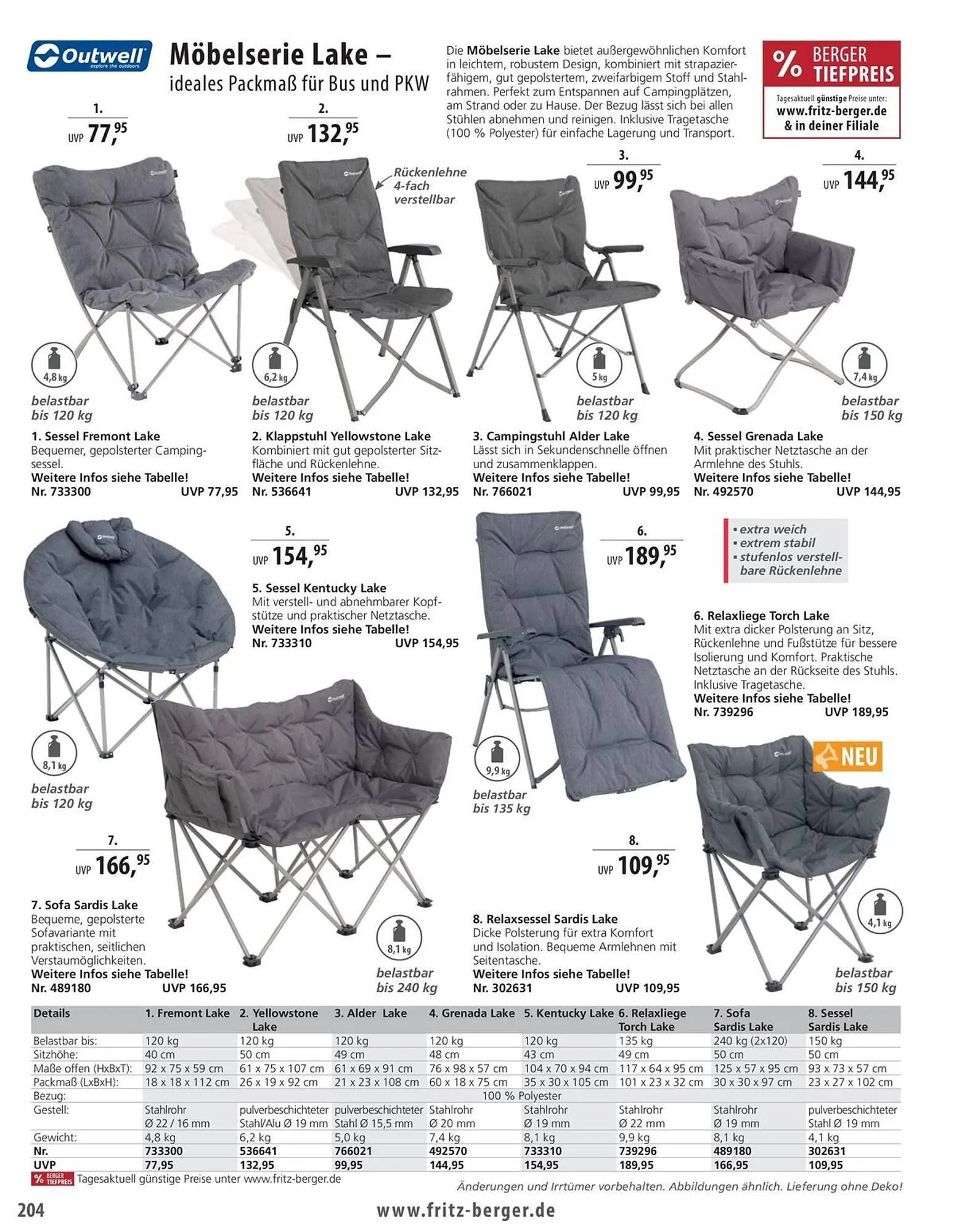 Fritz Berger Prospekt von 27. Mai bis 31. Dezember 2025 - Prospekt seite 204