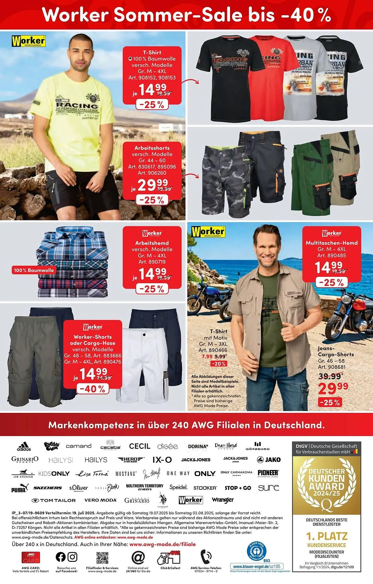 AWG Mode Prospekt von 19. Juli bis 3. August 2025 - Prospekt seite 16