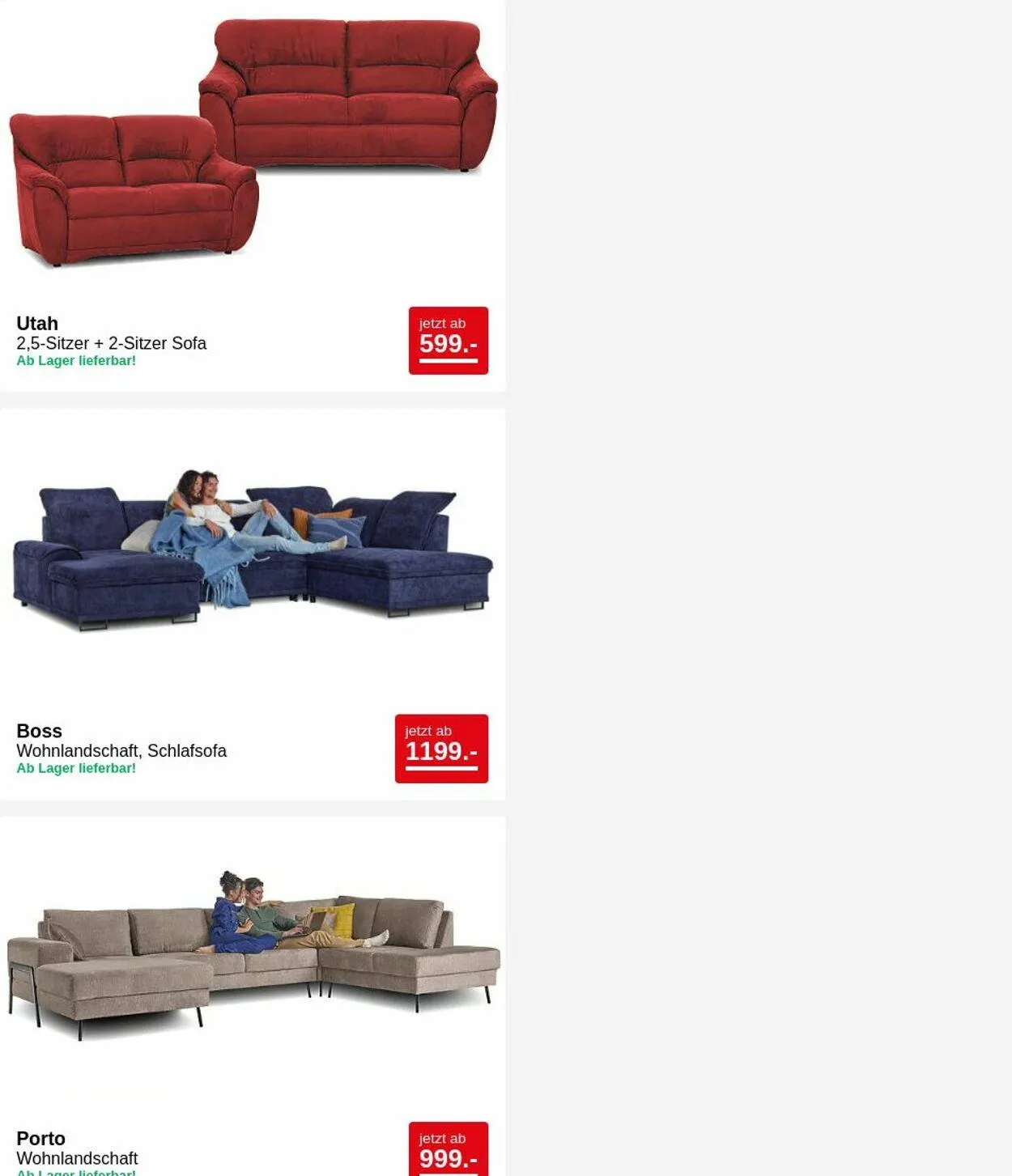 Seats and Sofas Aktueller Prospekt von 24. März bis 2. April 2025 - Prospekt seite 10