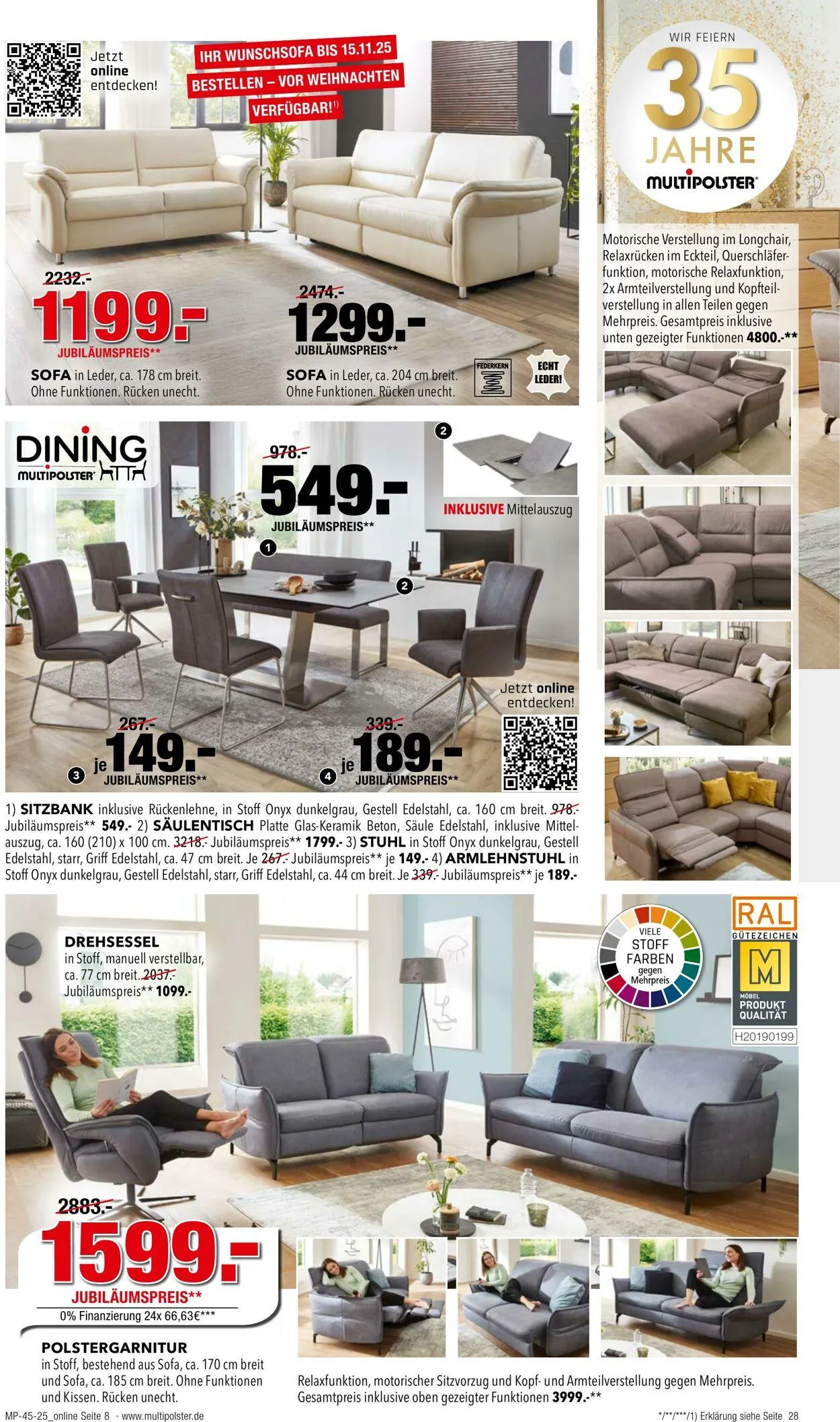 Multipolster Aktueller Prospekt von 5. November bis 19. November 2025 - Prospekt seite 8