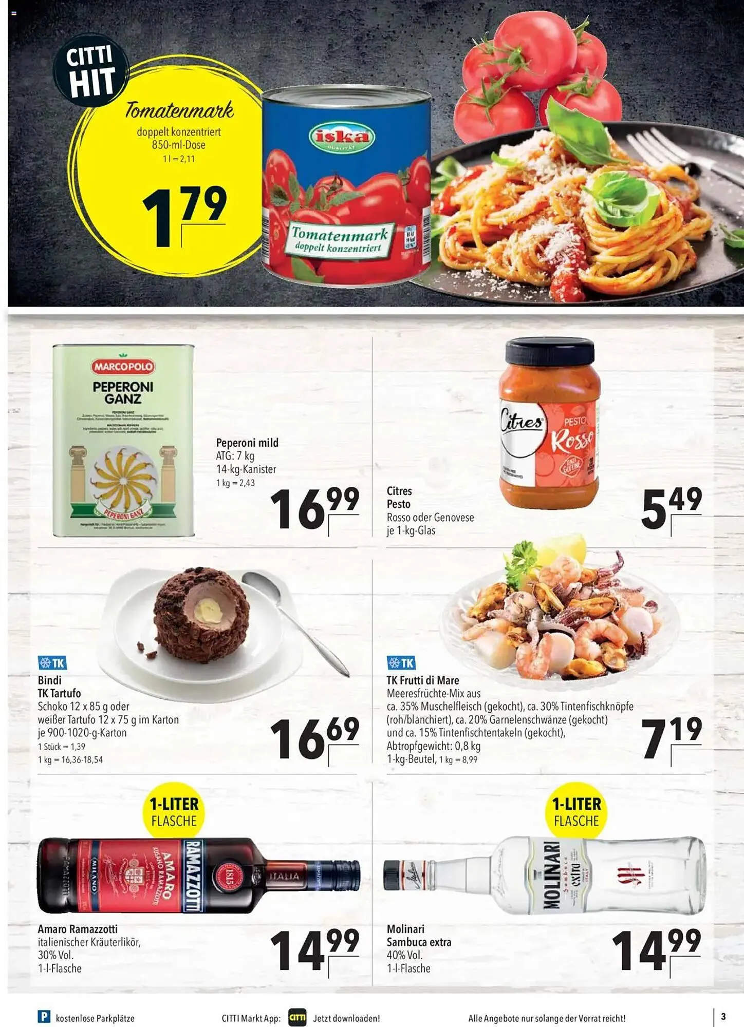 CITTI Markt Prospekt von 13. August bis 26. August 2025 - Prospekt seite 3