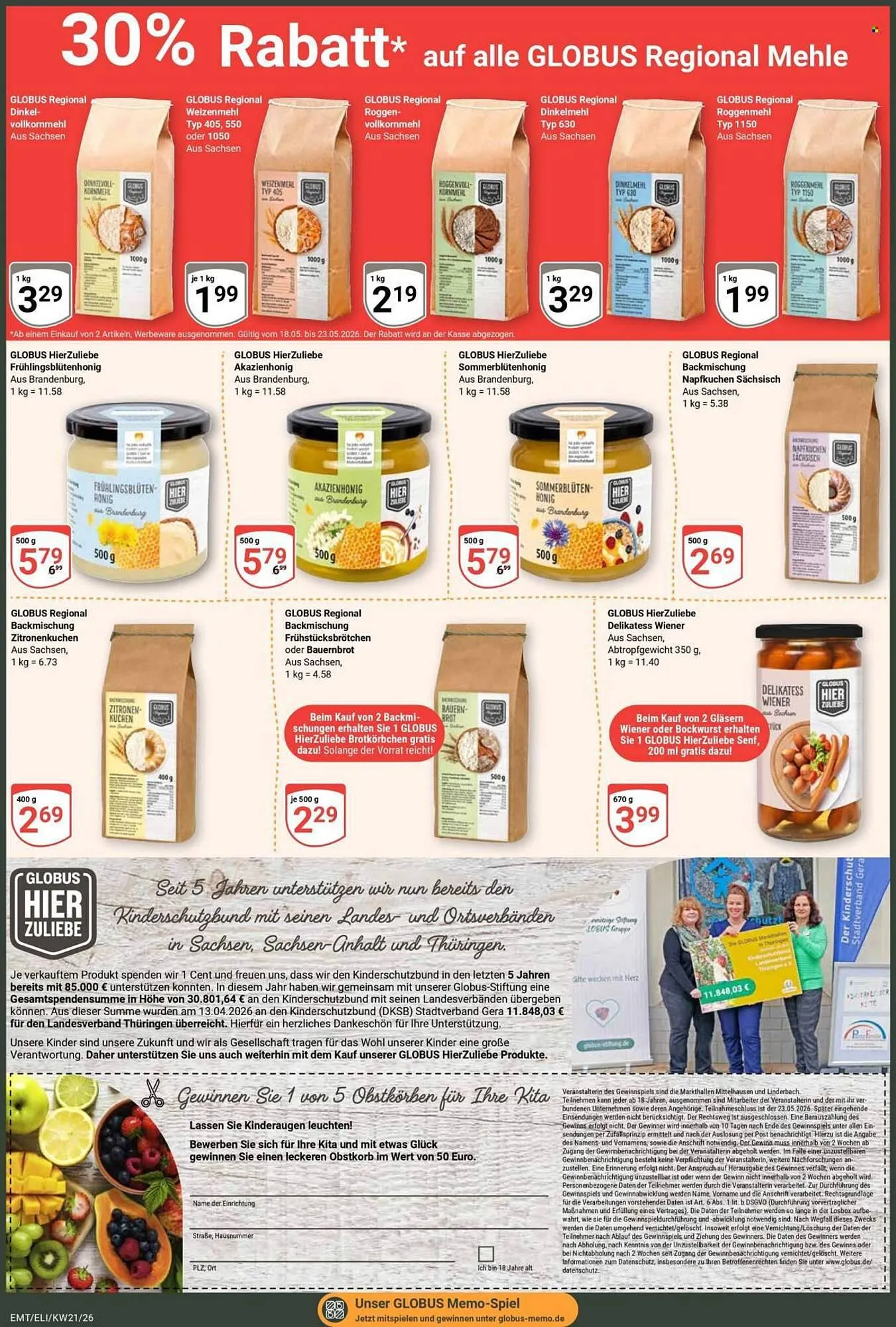 Globus Prospekt von 18. Mai bis 23. Mai 2026 - Prospekt seite 2