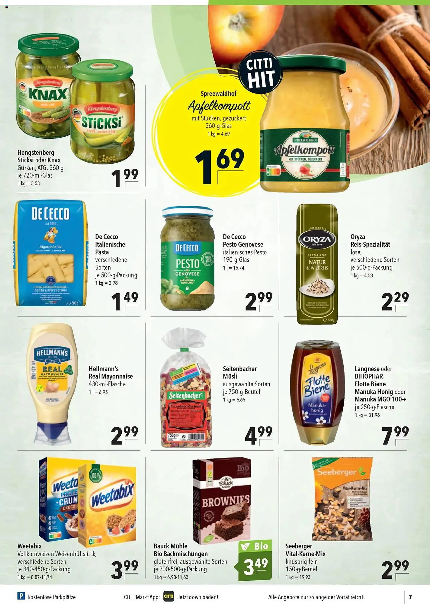 CITTI Markt Prospekt von 11. März bis 17. März 2026 - Prospekt seite 7