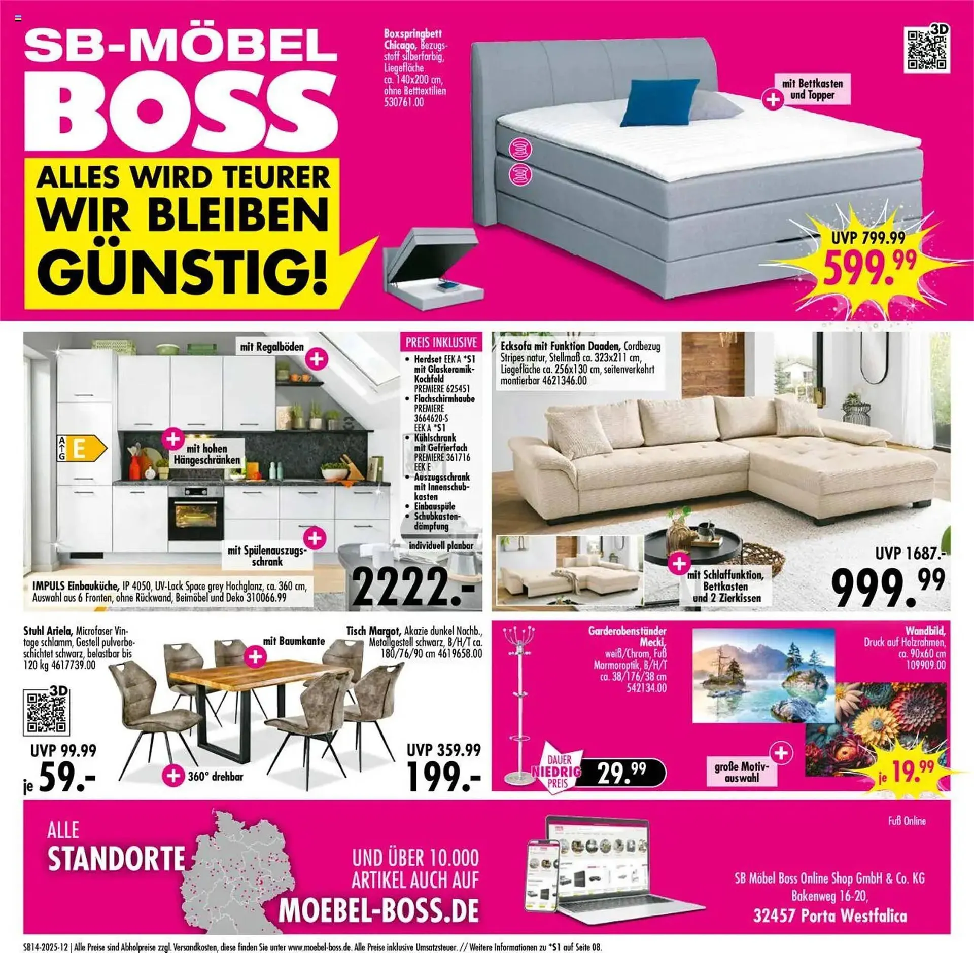 Möbel Boss Prospekt von 31. März bis 6. April 2025 - Prospekt seite 12