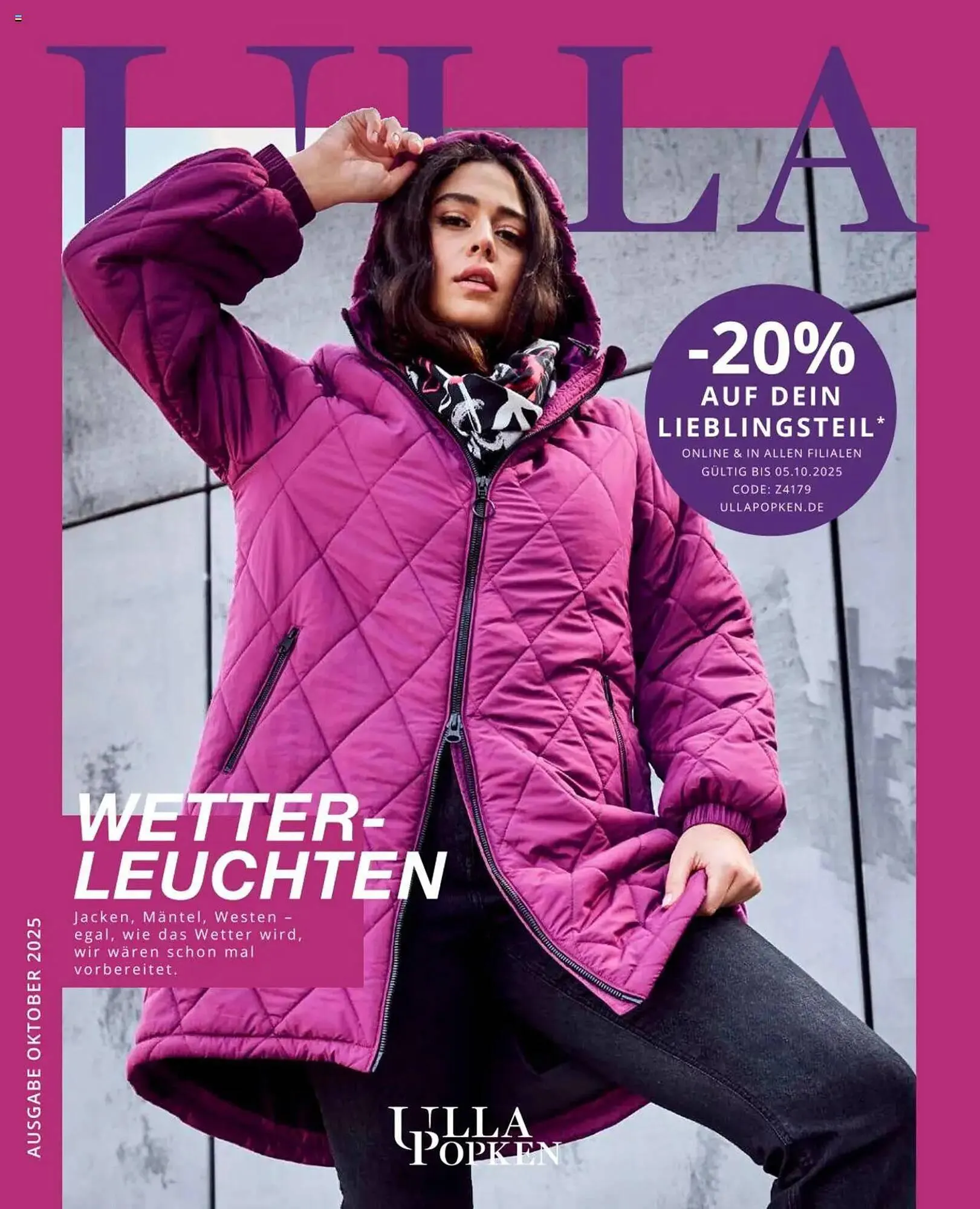 Ulla Popken Katalog von 1. Oktober bis 31. Oktober 2025 - Prospekt seite 1