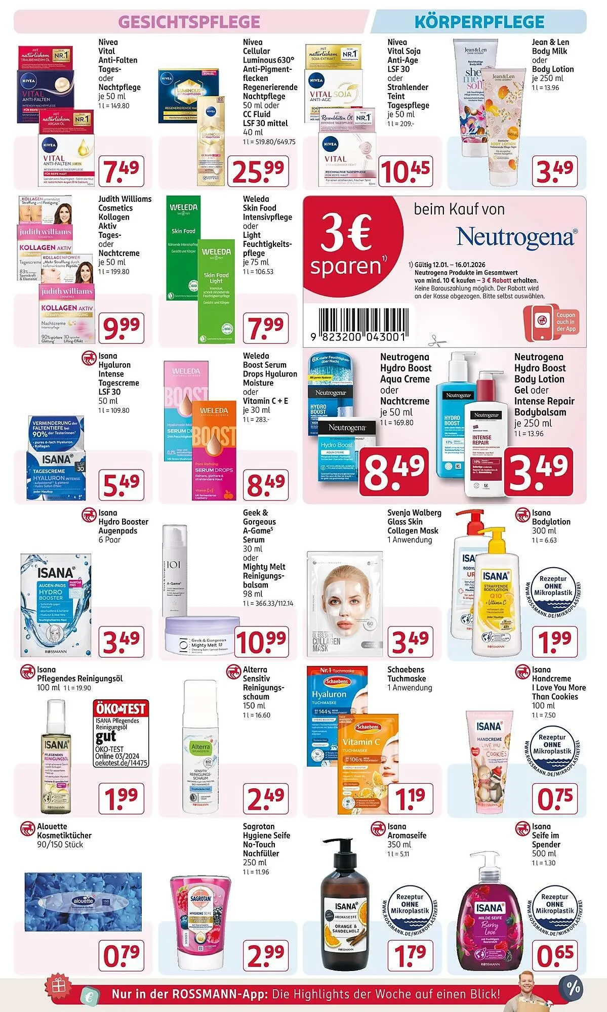 Rossmann Prospekt von 12. Januar bis 16. Januar 2026 - Prospekt seite 6
