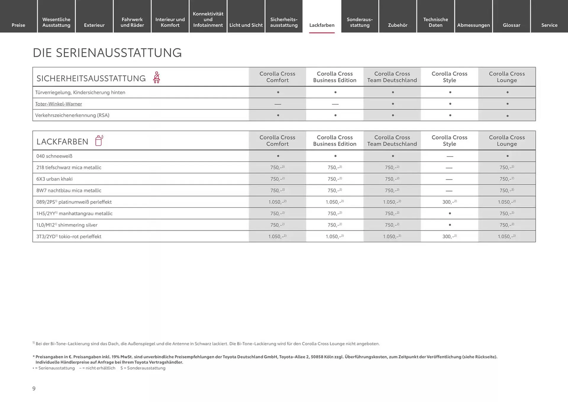 Toyota Prospekt von 28. September bis 28. September 2025 - Prospekt seite 9