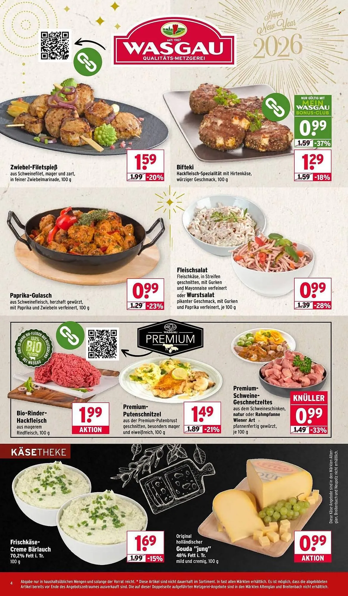 Wasgau Prospekt von 29. Dezember bis 3. Januar 2026 - Prospekt seite 4