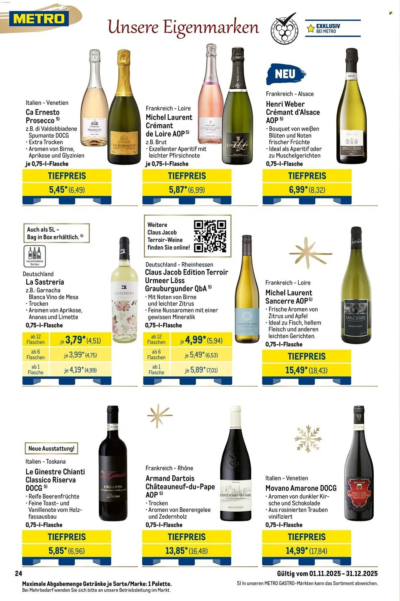 METRO Prospekt von 1. November bis 31. Dezember 2025 - Prospekt seite 24