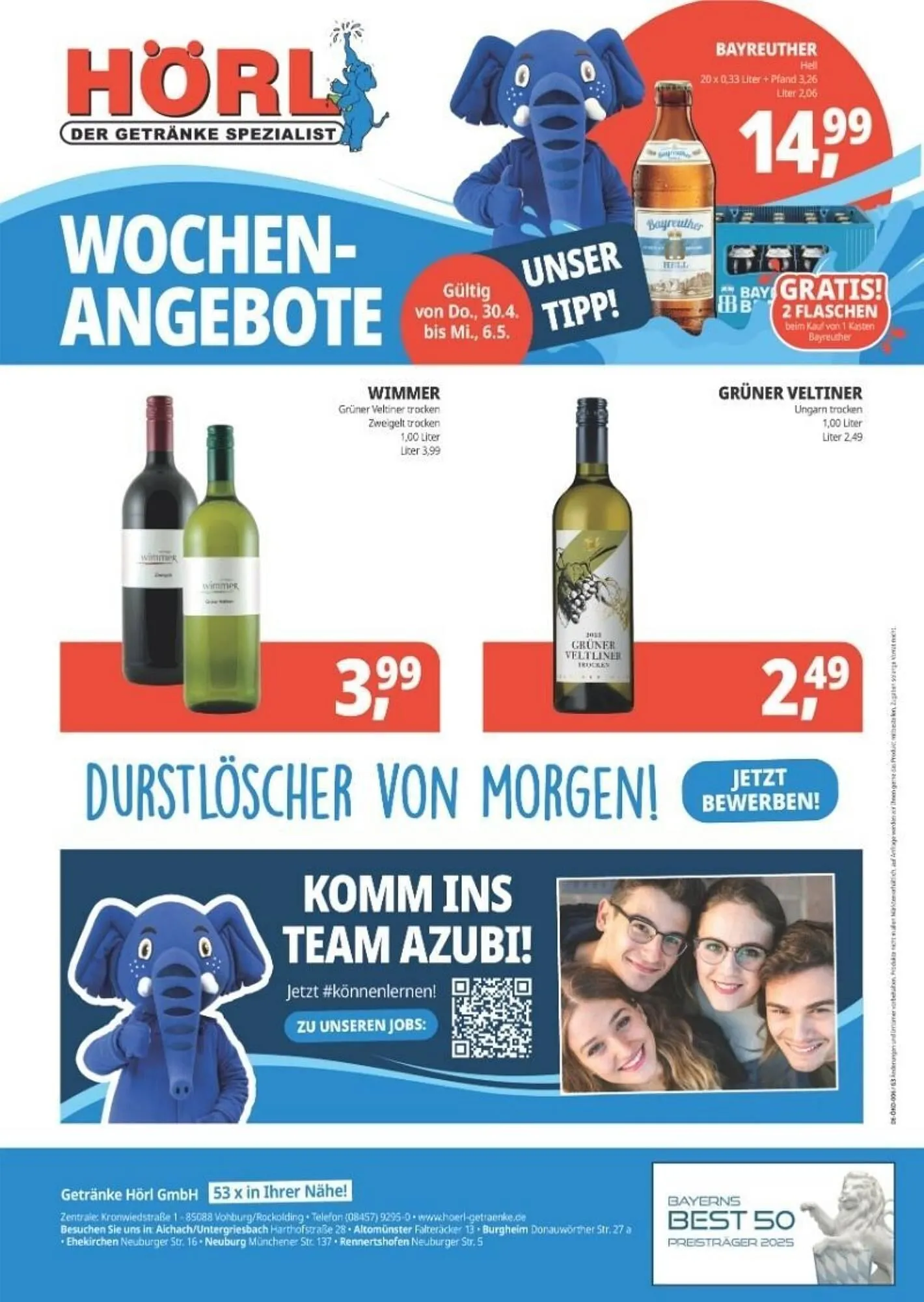 Hörl Getränke Prospekt von 30. April bis 6. Mai 2026 - Prospekt seite 2