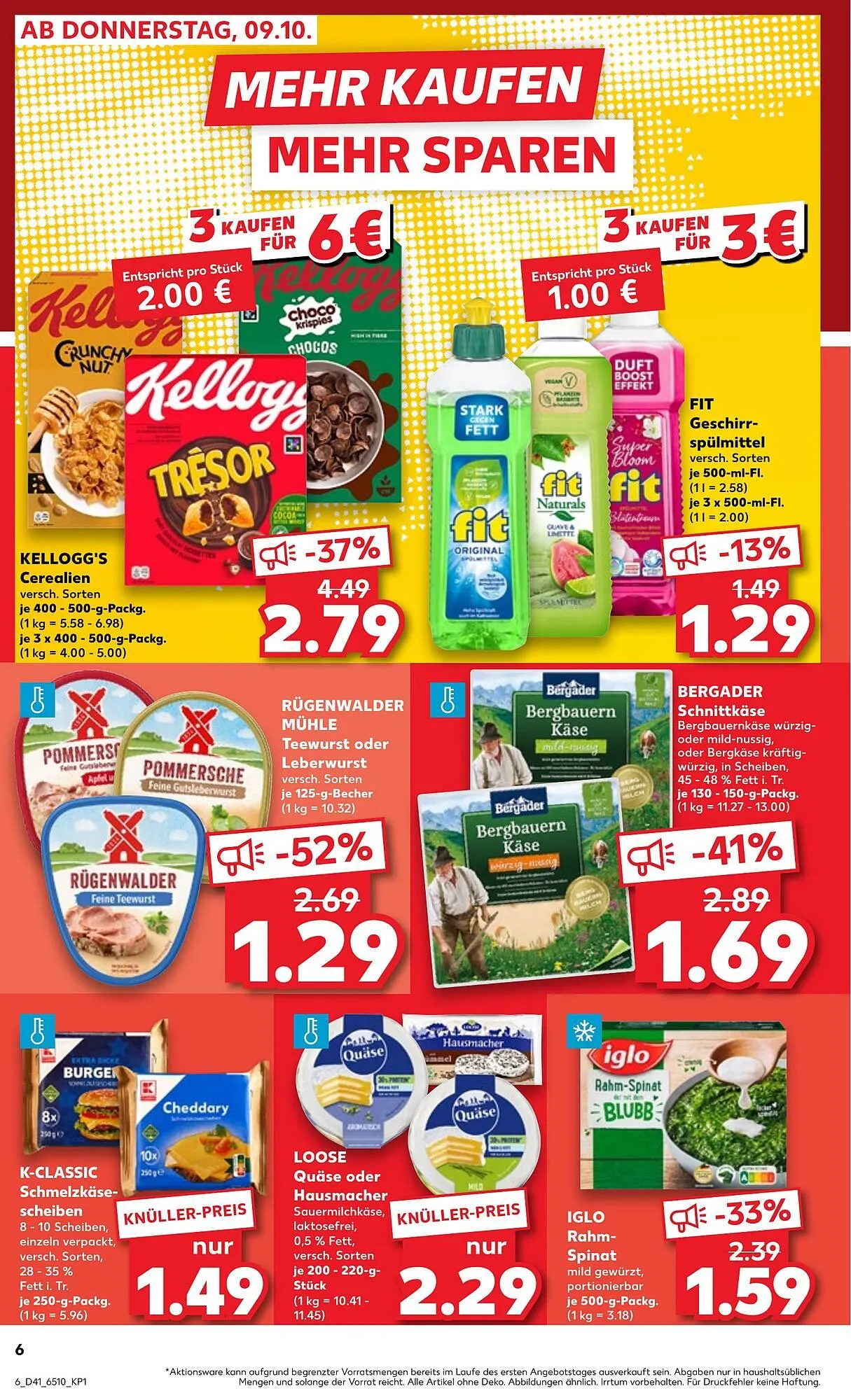 Kaufland Prospekt von 9. Oktober bis 15. Oktober 2025 - Prospekt seite 6