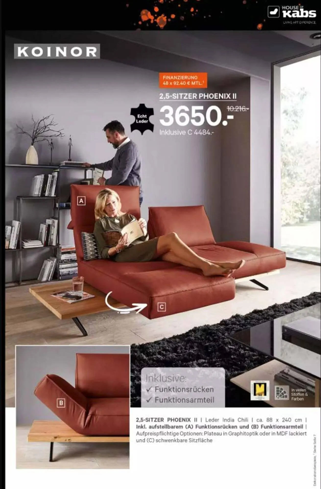 Kabs Polsterwelt Prospekt von 10. November bis 2. Dezember 2025 - Prospekt seite 8