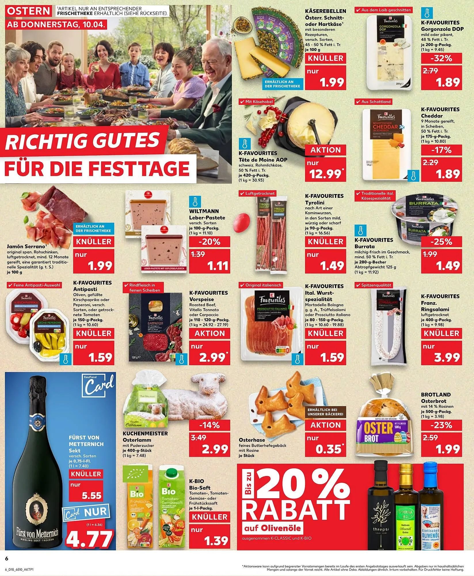Kaufland Prospekt von 10. April bis 16. April 2025 - Prospekt seite 6