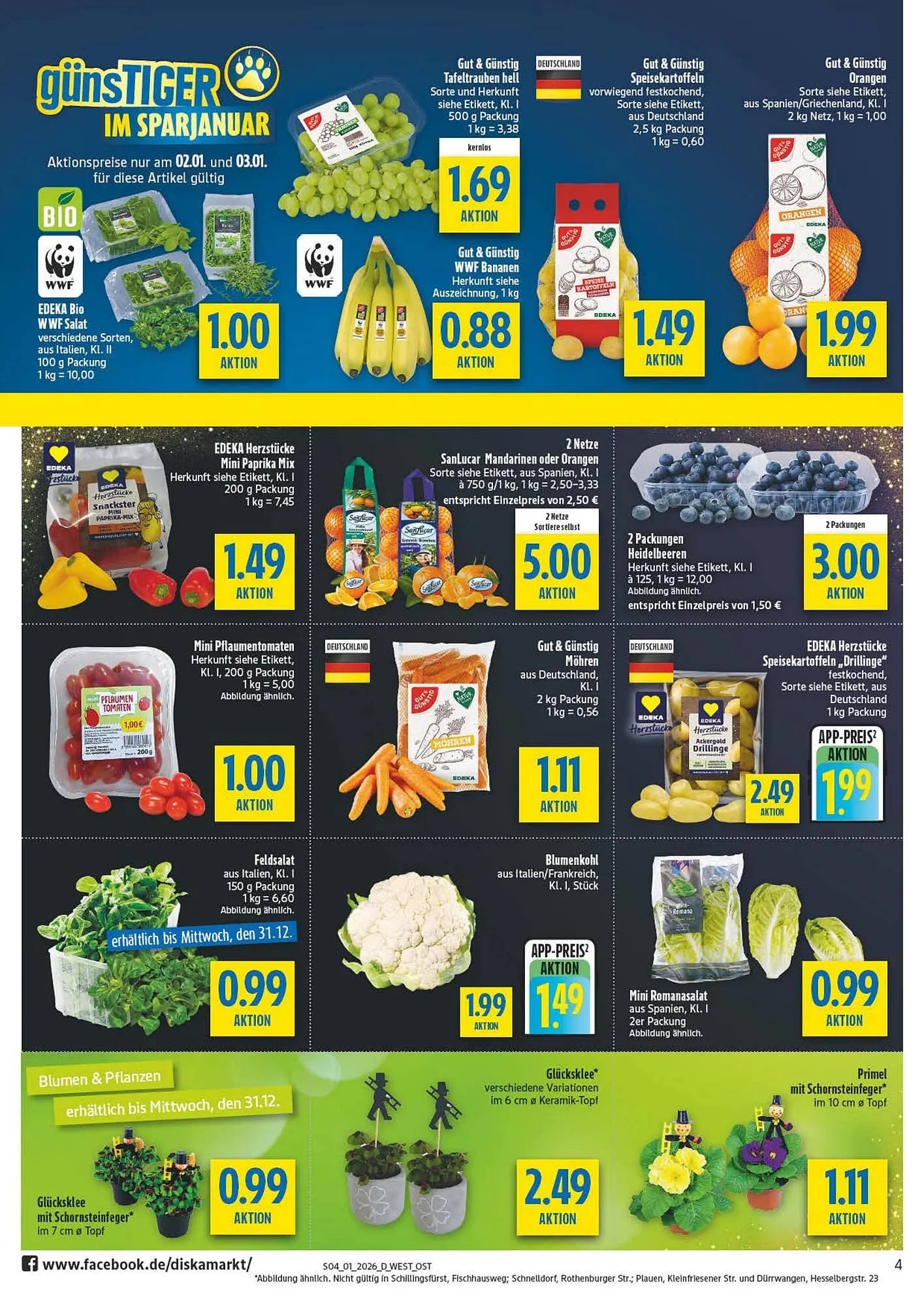 Diska Prospekt von 29. Dezember bis 3. Januar 2026 - Prospekt seite 4