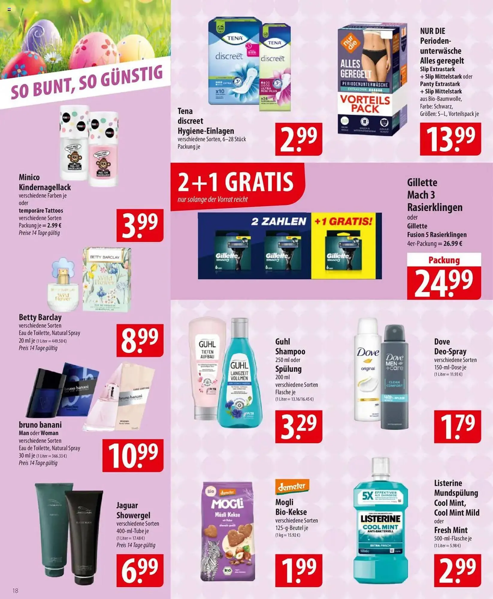 Famila Nord Ost Prospekt von 7. April bis 12. April 2025 - Prospekt seite 18