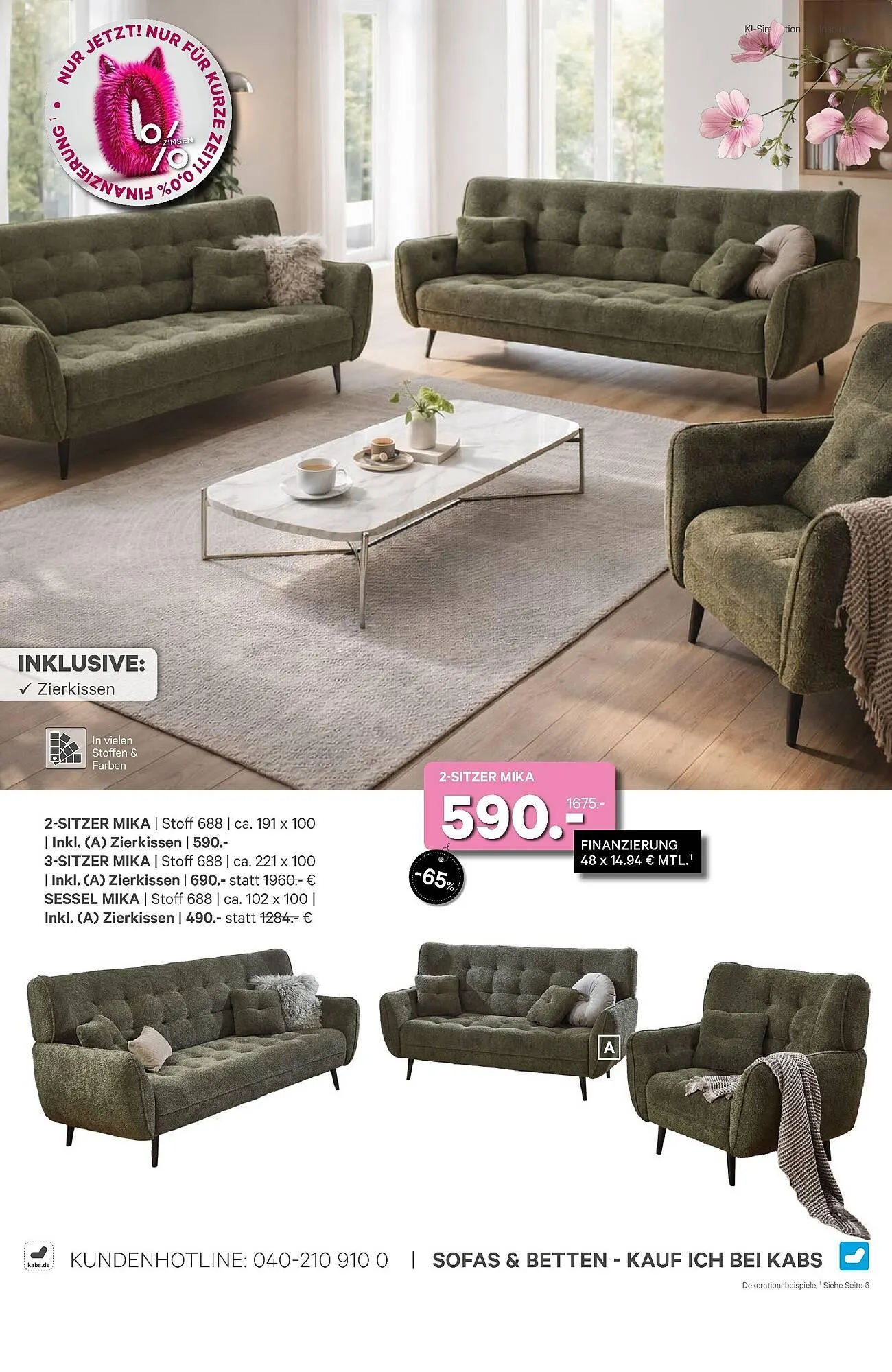 Kabs Polsterwelt Prospekt von 26. März bis 29. April 2026 - Prospekt seite 31