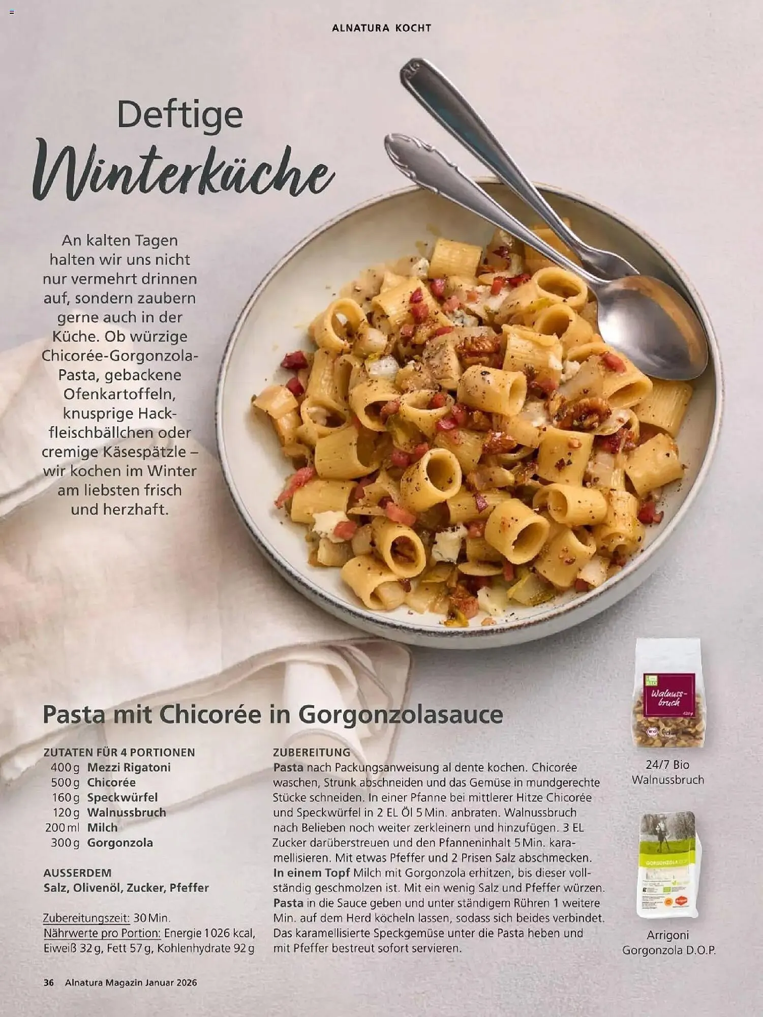 Alnatura Prospekt von 1. Januar bis 31. Januar 2026 - Prospekt seite 36