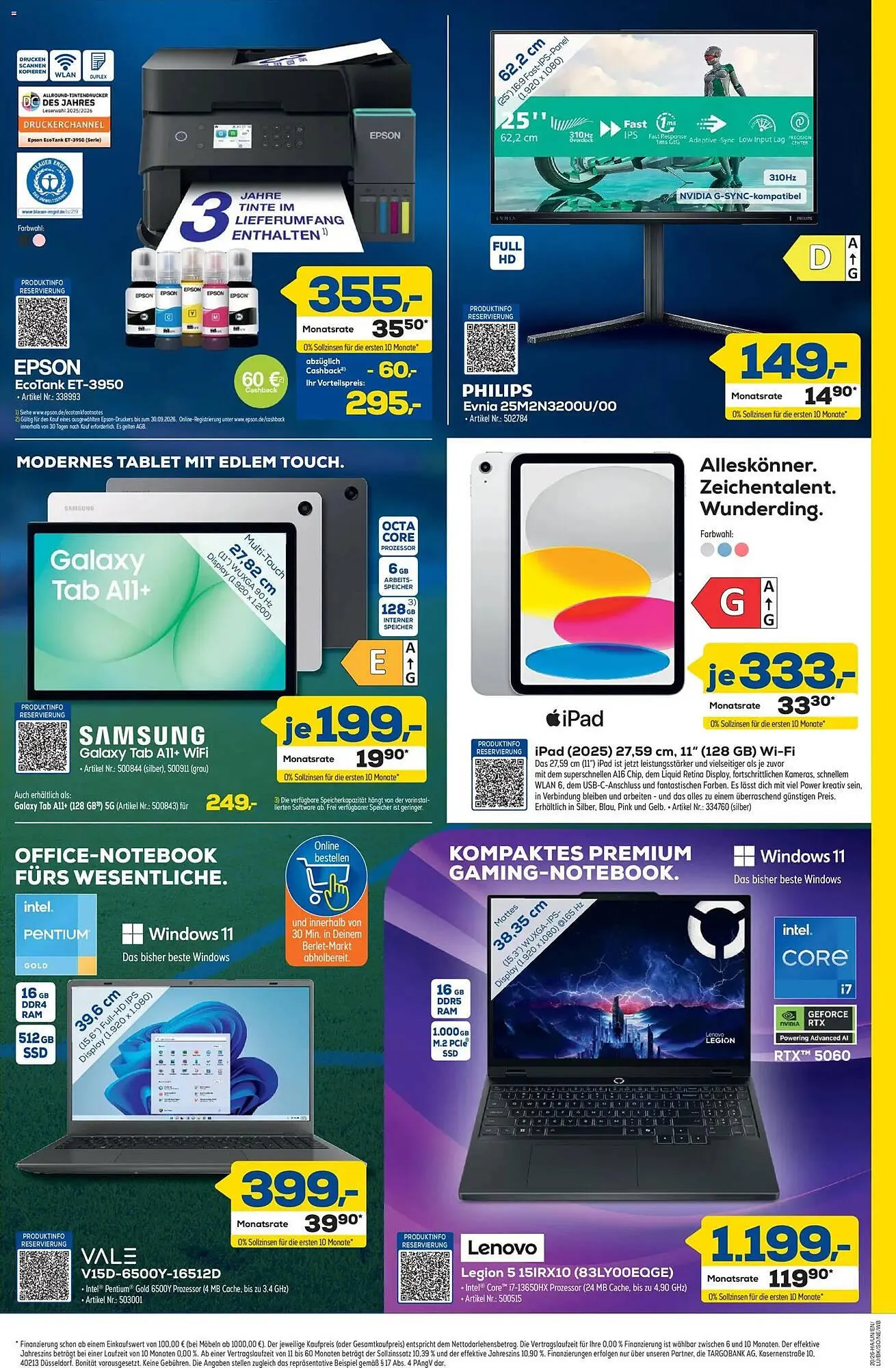 Euronics Berlet Prospekt von 7. Mai bis 16. Mai 2026 - Prospekt seite 9