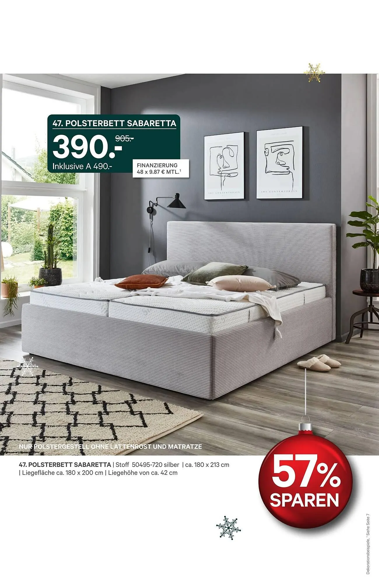 Kabs Polsterwelt Prospekt von 2. Dezember bis 19. Dezember 2025 - Prospekt seite 39