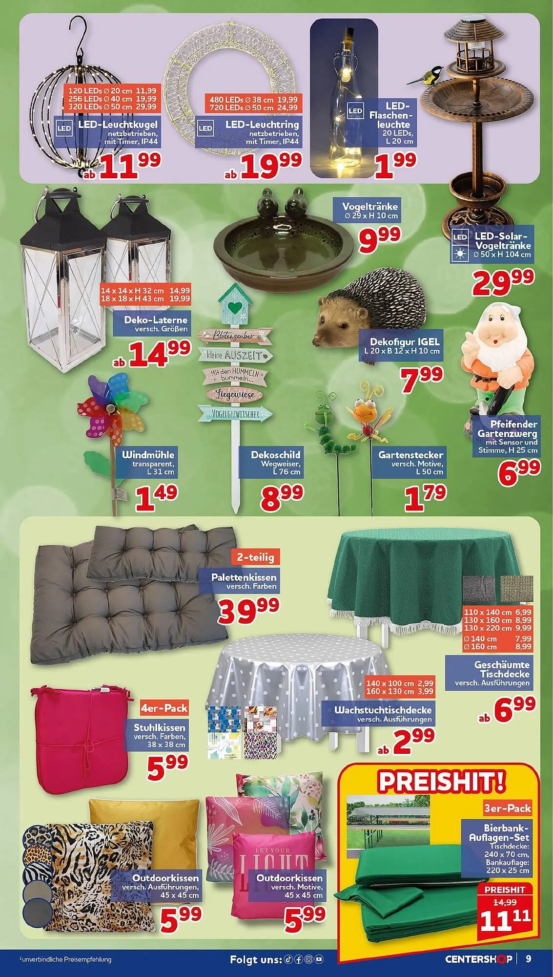 CENTERSHOP Prospekt von 4. Mai bis 9. Mai 2026 - Prospekt seite 9