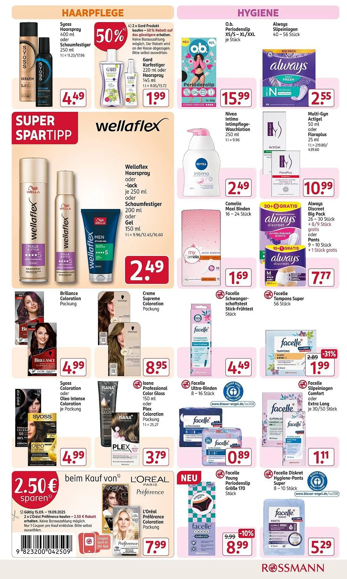 Rossmann Prospekt von 15. September bis 19. September 2025 - Prospekt seite 13