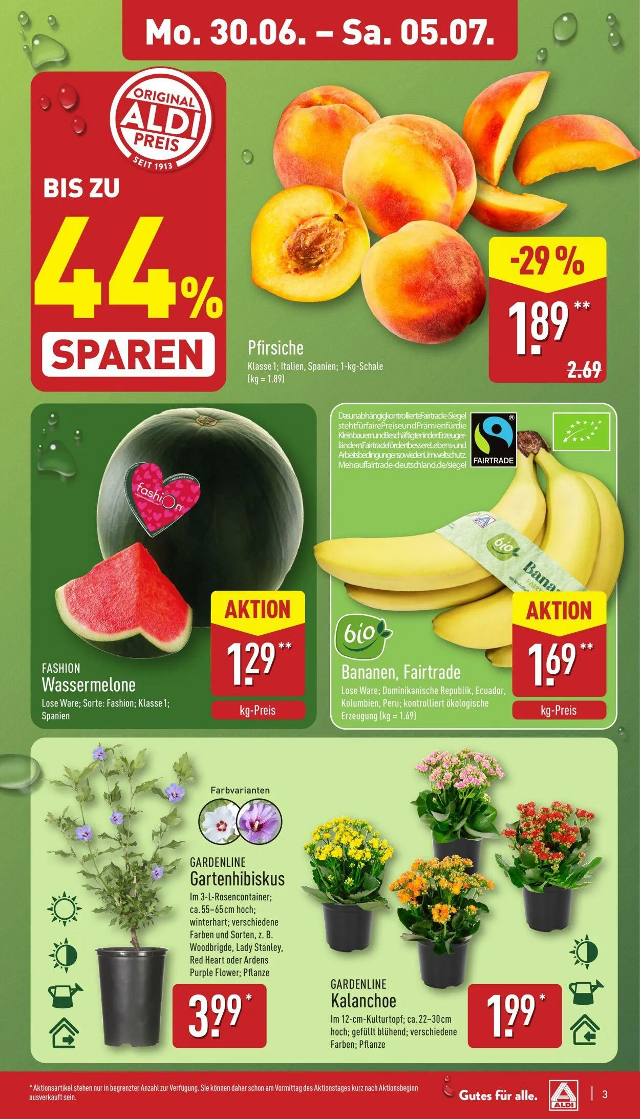 Aldi-Nord von 30. Juni bis 5. Juli 2025 - Prospekt seite 3