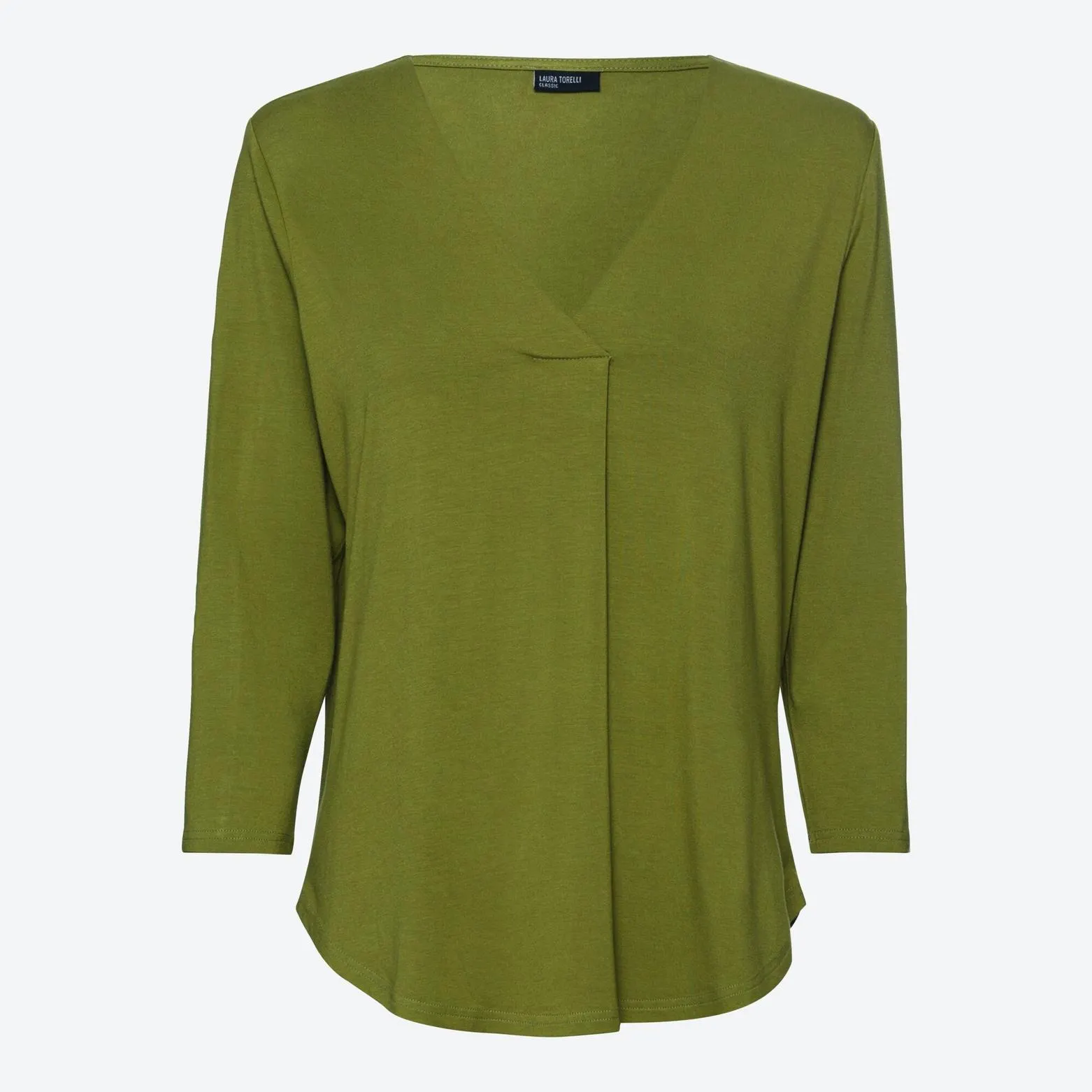 Damen-Blusenshirt mit V-Ausschnitt