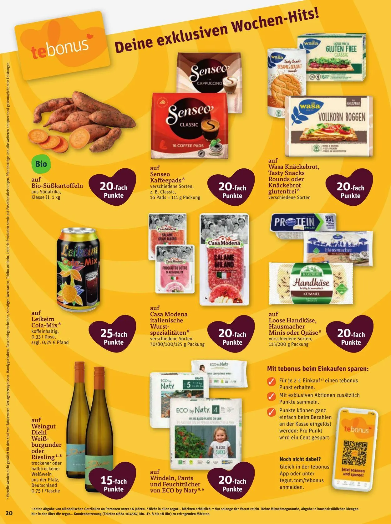 Tegut Aktueller Prospekt von 21. Juli bis 27. Juli 2025 - Prospekt seite 22