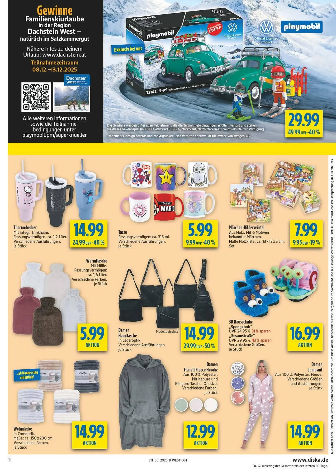 Diska Prospekt von 8. Dezember bis 13. Dezember 2025 - Prospekt seite 11