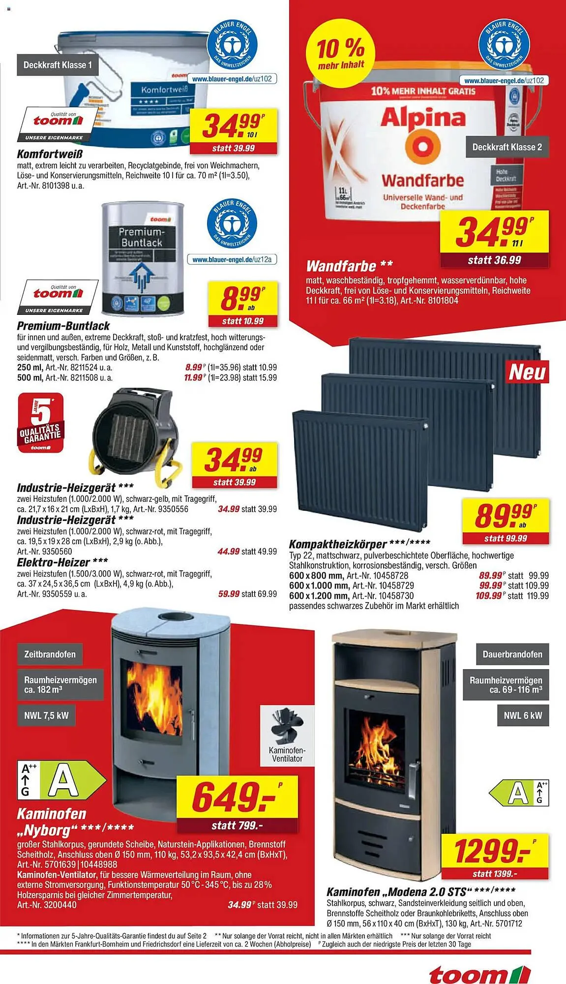 Toom Baumarkt Prospekt von 29. November bis 5. Dezember 2025 - Prospekt seite 9