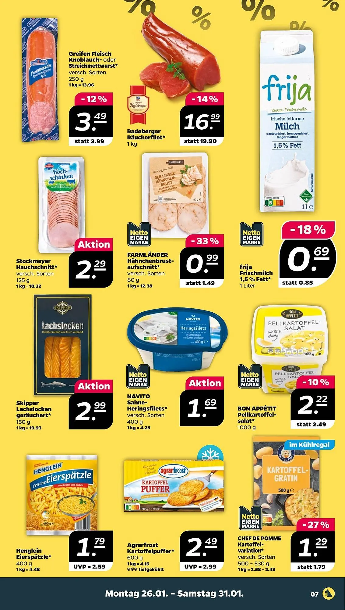 NETTO Prospekt von 26. Januar bis 31. Januar 2026 - Prospekt seite 7