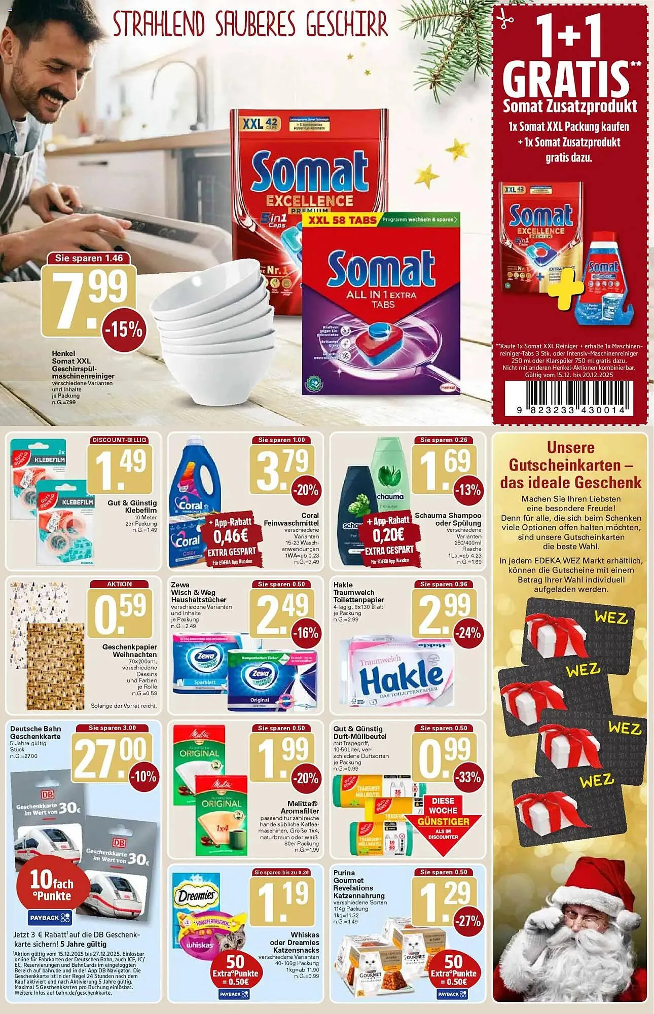 WEZ Prospekt von 15. Dezember bis 20. Dezember 2025 - Prospekt seite 15
