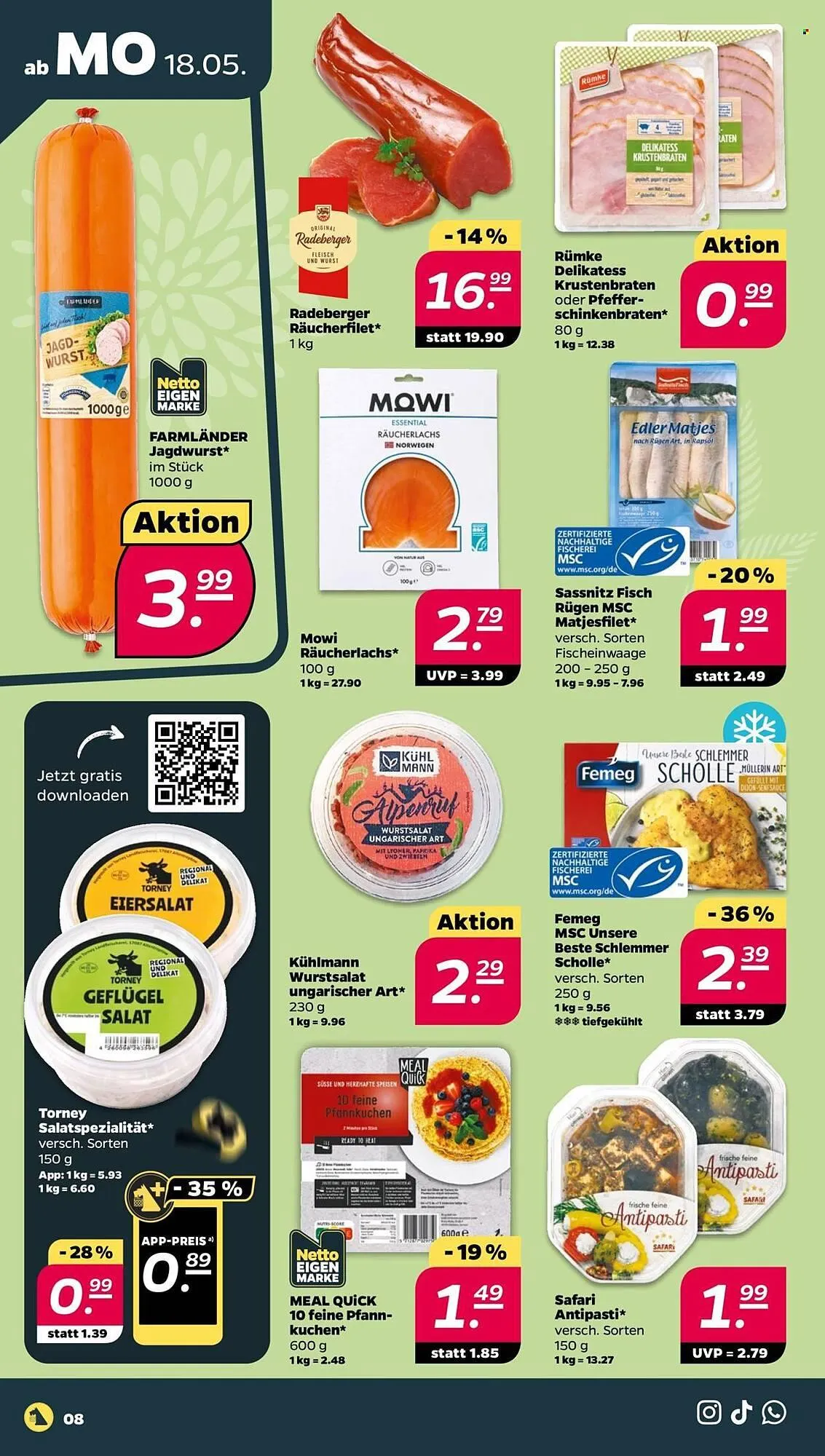 NETTO Prospekt von 18. Mai bis 23. Mai 2026 - Prospekt seite 8