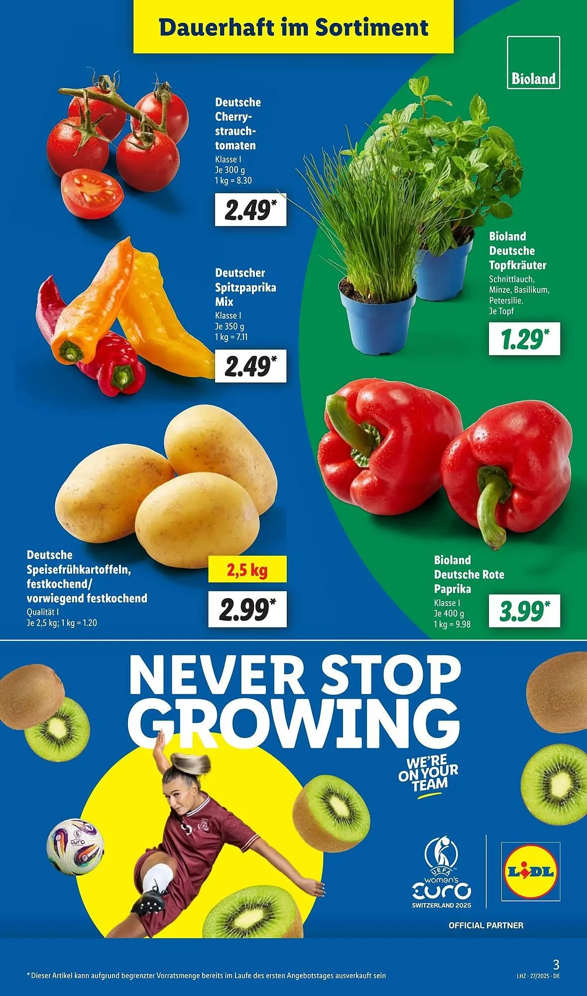 Lidl Prospekt von 30. Juni bis 6. Juli 2025 - Prospekt seite 3