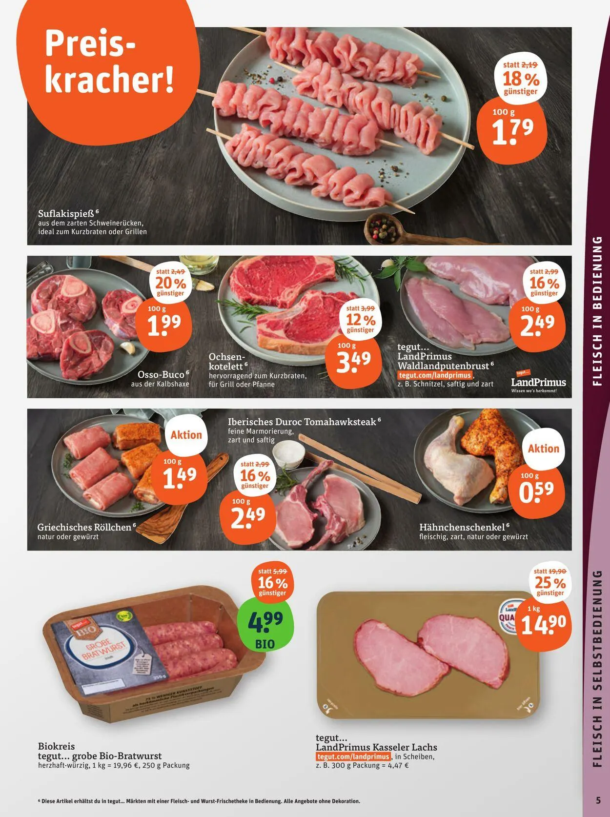 Tegut Aktueller Prospekt von 11. August bis 17. August 2025 - Prospekt seite 7