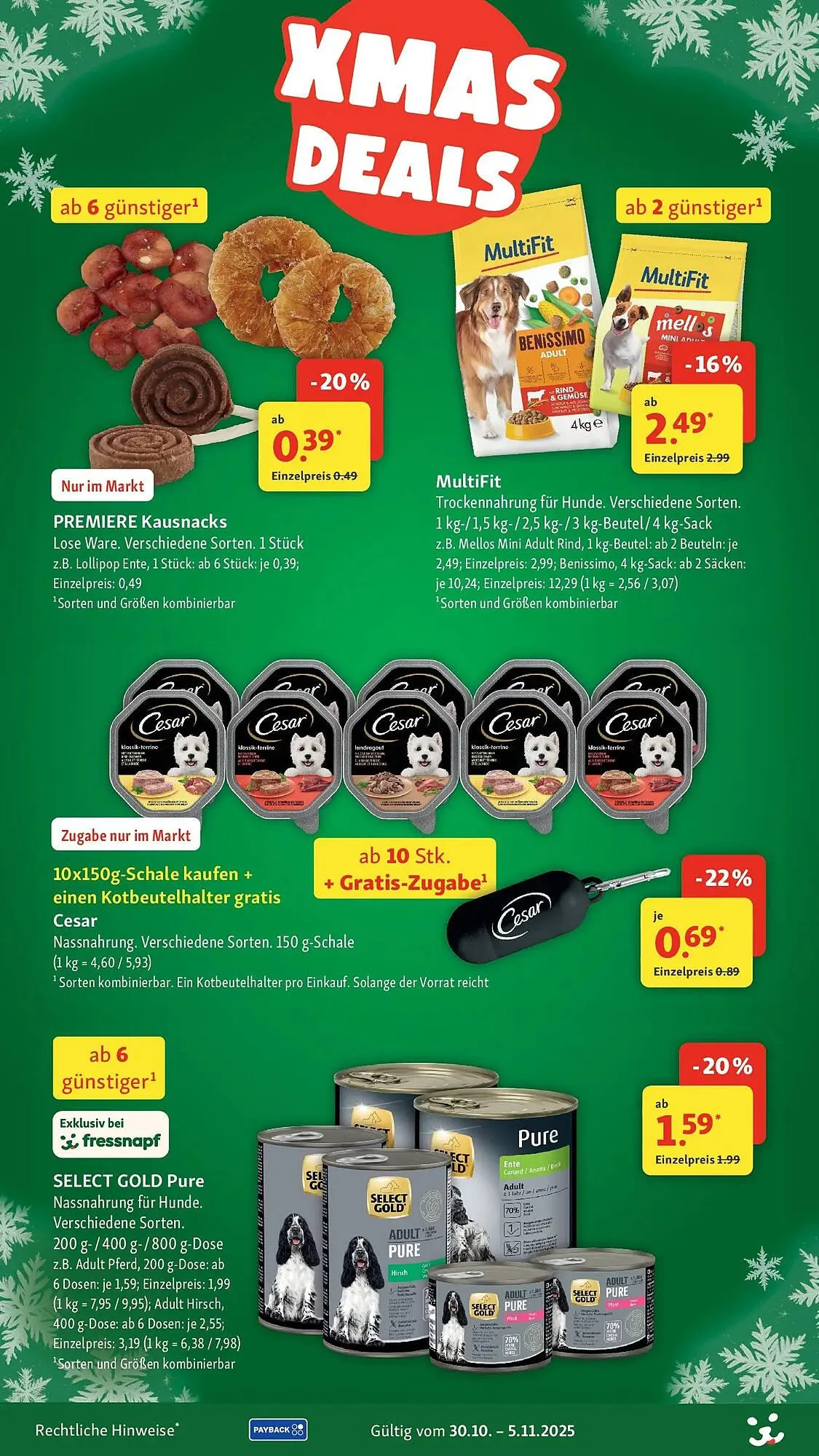 Fressnapf Prospekt von 29. Oktober bis 5. November 2025 - Prospekt seite 13